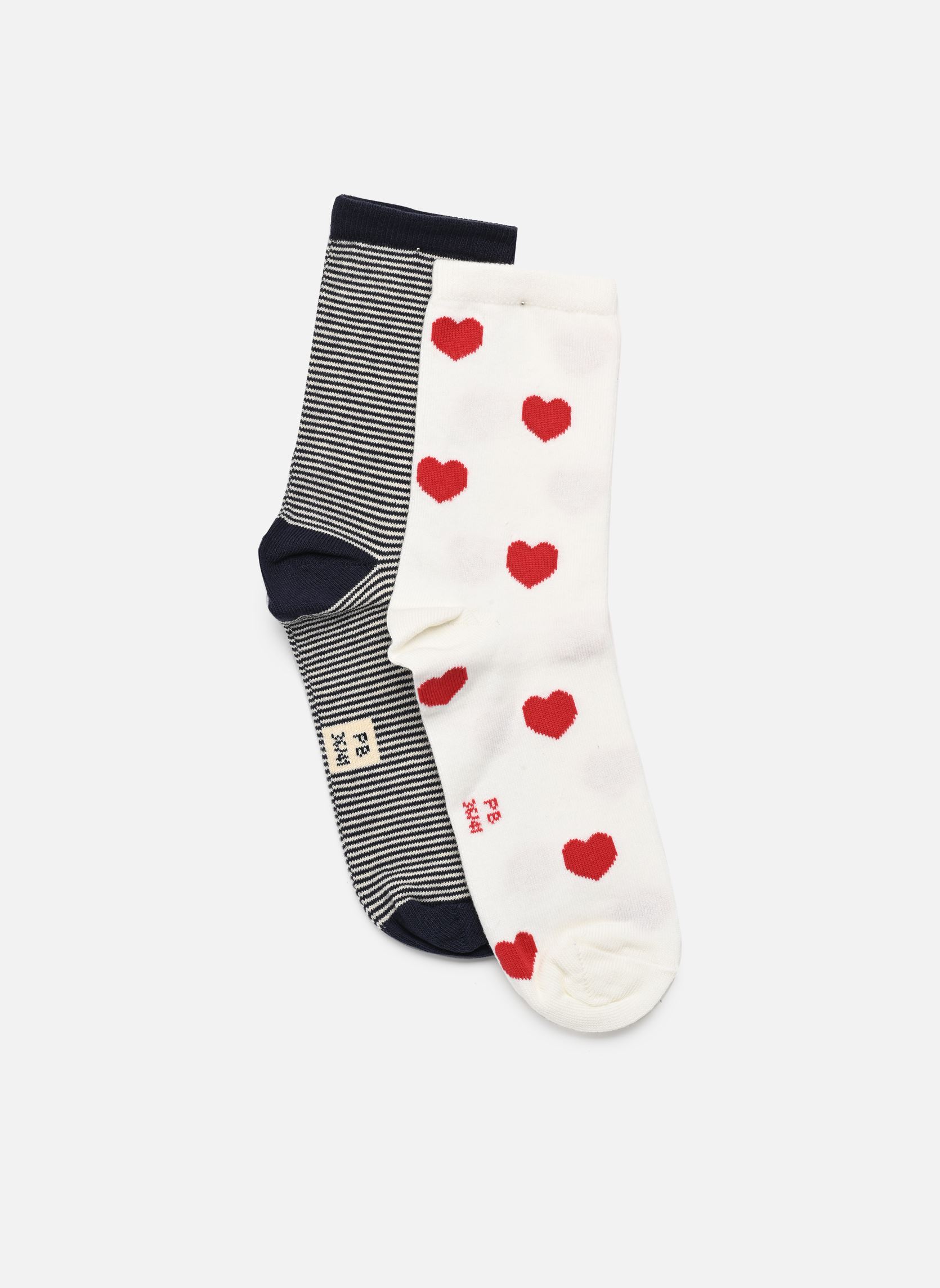 Socken 2 Paires Chaussettes A0B2C01 damen weiß Petit Bateau Socken 2 Paires Chaussettes A0B2C01 damen weiß Variante 1