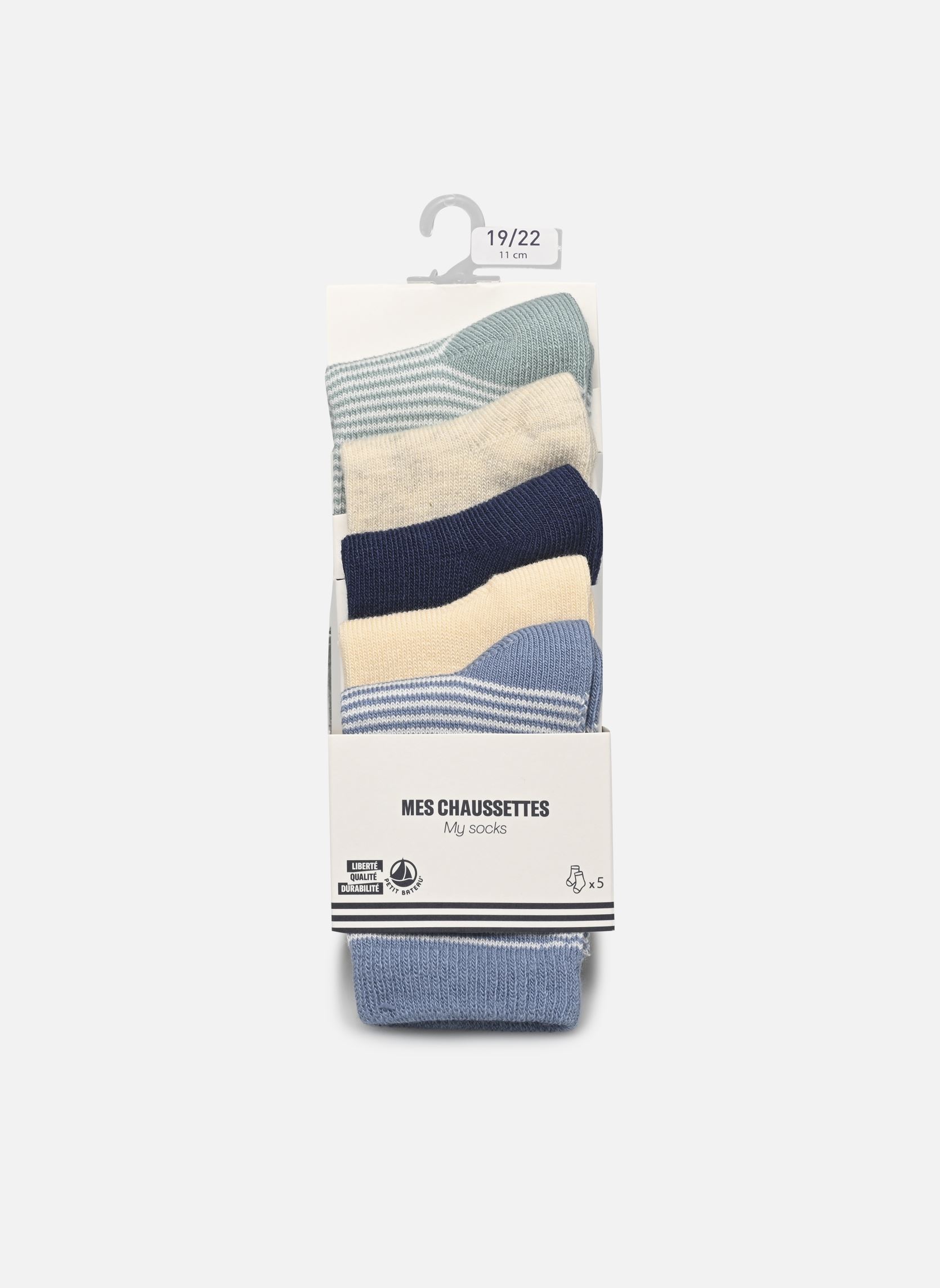 Chaussettes et collants Petit Bateau 5 Paires Chaussettes A0B7J01 pour Accessoires