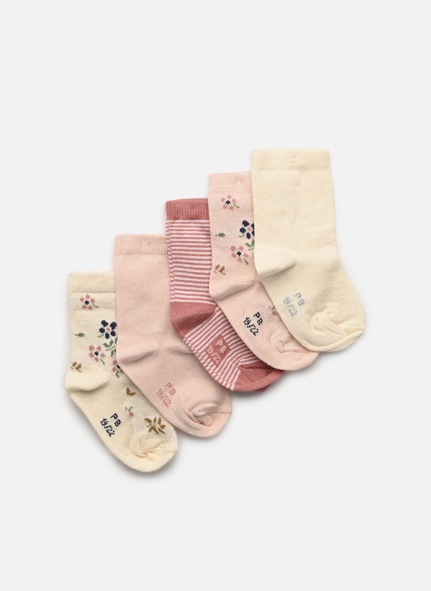 Chaussettes 5 Paires Chaussettes A0B8P01 fille blanc Petit Bateau Chaussettes 5 Paires Chaussettes A0B8P01 fille blanc VARIANTE 1