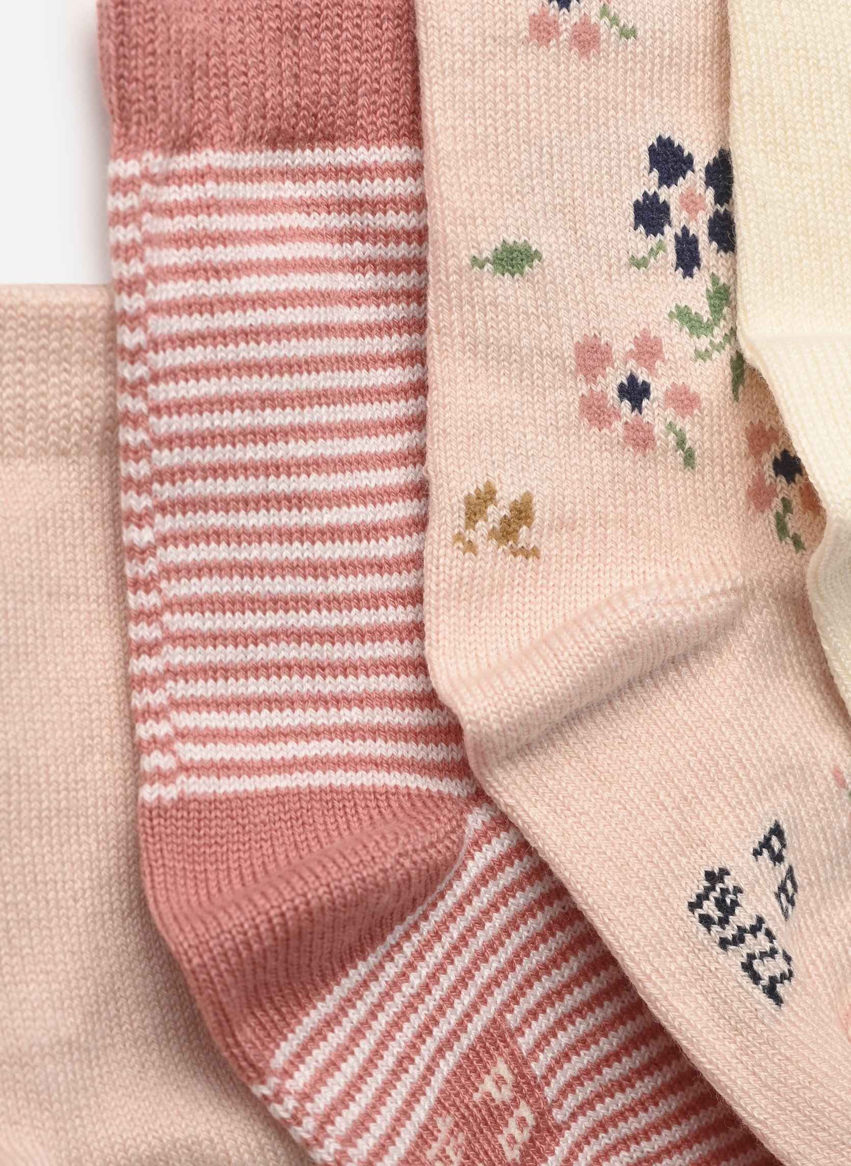 Chaussettes 5 Paires Chaussettes A0B8P01 fille blanc Petit Bateau Chaussettes 5 Paires Chaussettes A0B8P01 fille blanc VARIANTE 1
