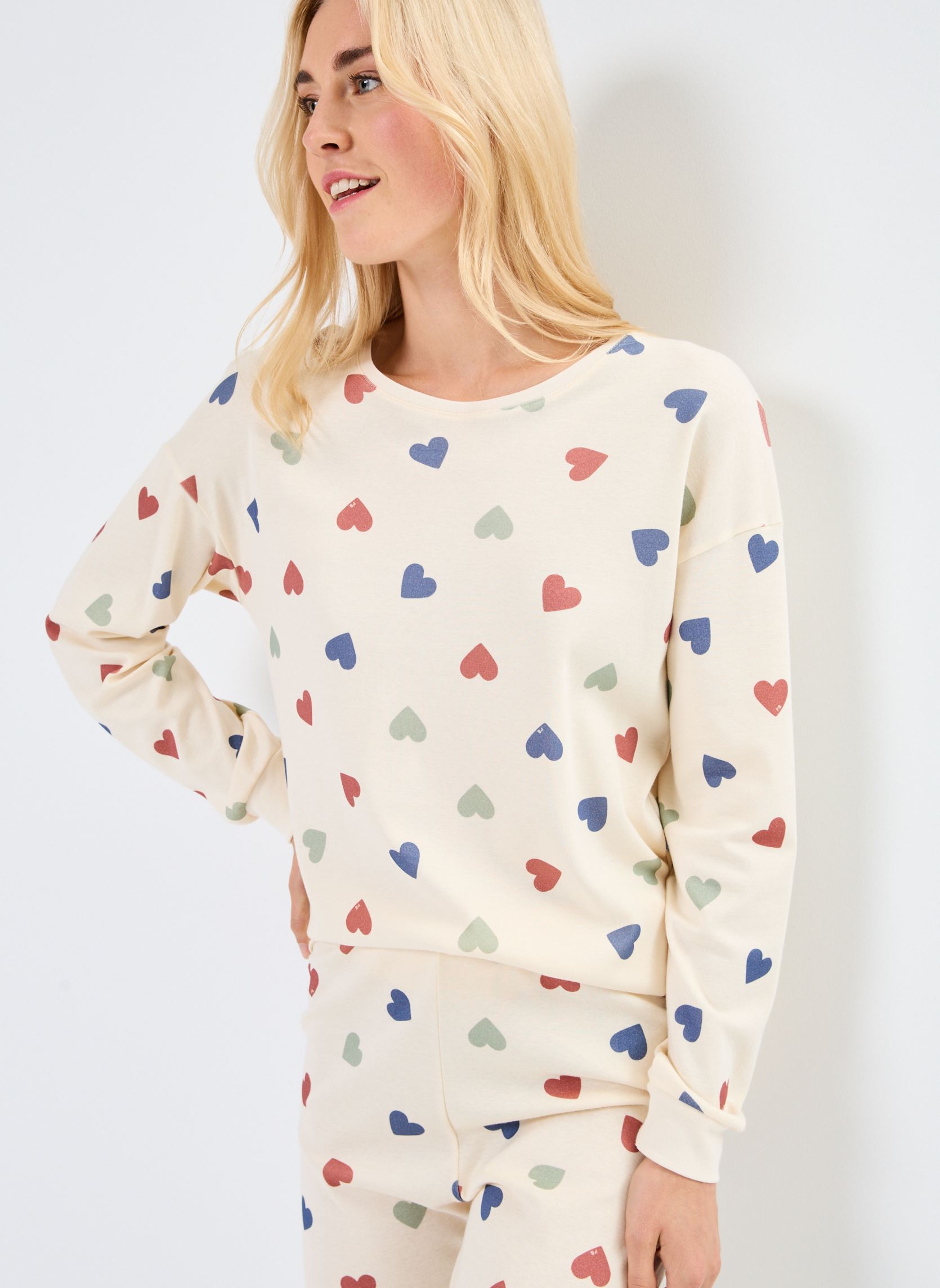 Petit Bateau Pyjama Fille Velours Bouclette Cœurs – Pyjama Chaud & Doux Imprimé Fantaisie Enfant