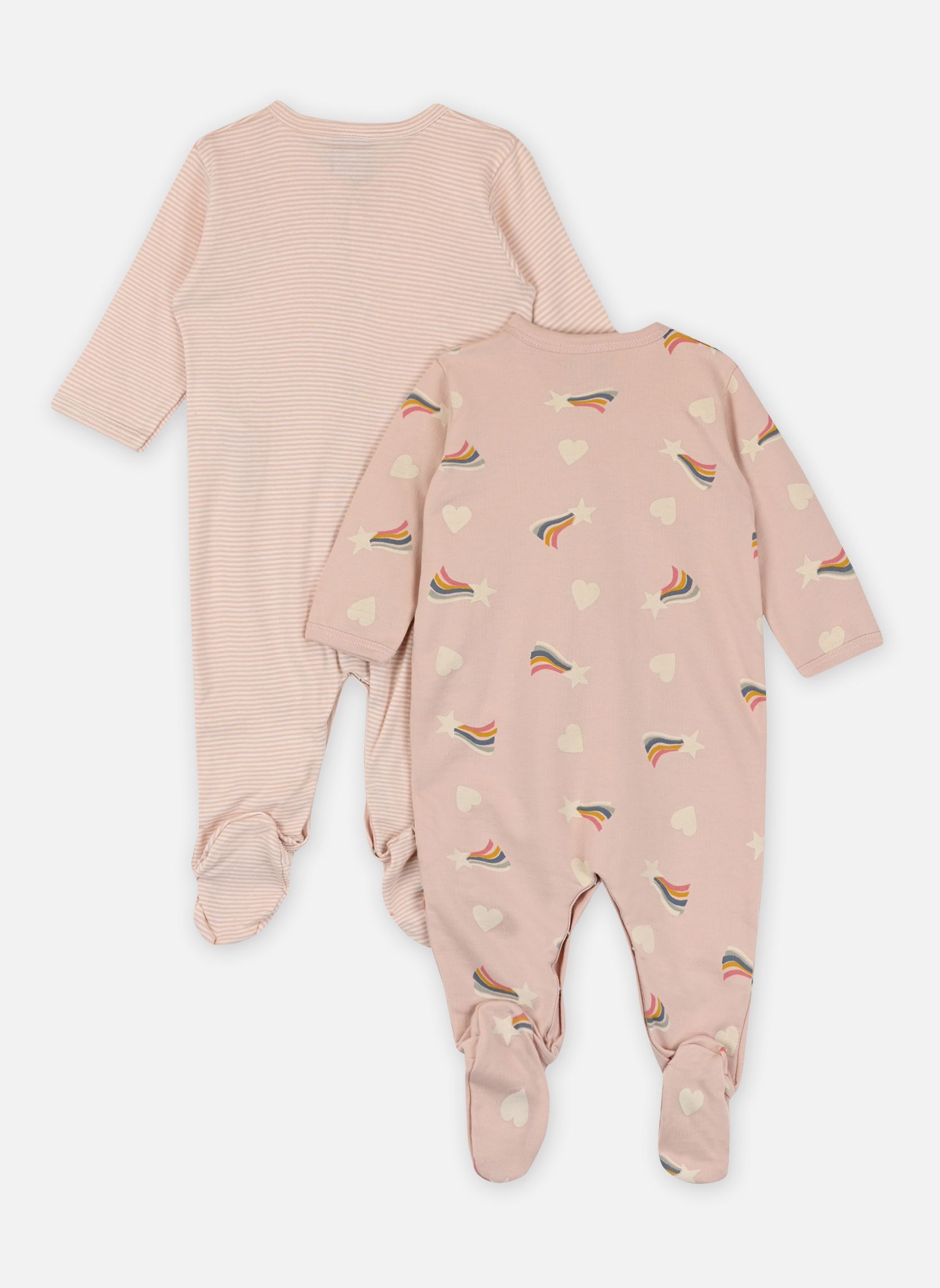 Pyjamas et Grenouillères 2 Dors Biens A0AY300 fille multicolore Petit Bateau Pyjamas et Grenouillères 2 Dors Biens A0AY300 fille multicolore VARIANTE 1