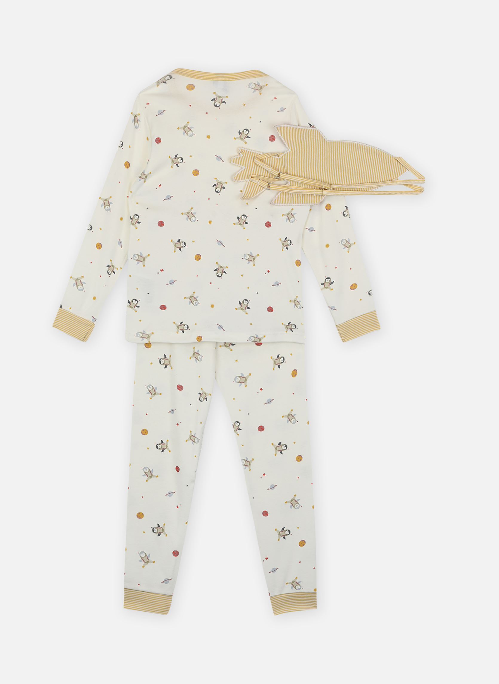 Ensembles de pyjamas Taille fille blanc Petit Bateau Ensembles de pyjamas Taille fille blanc MARSHMALLOW/MULTICO