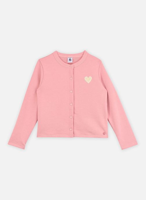 Petit Bateau Strickjacken und Westen Cinette mädchen rosa