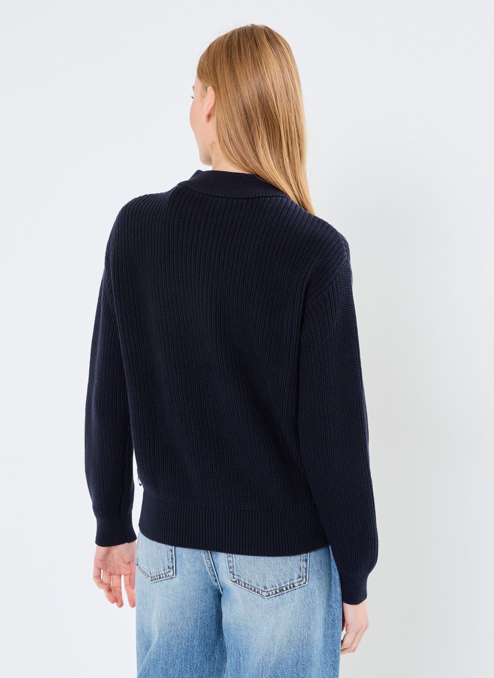 Truien Tess dames blauw Petit Bateau Truien Tess dames blauw Smoking