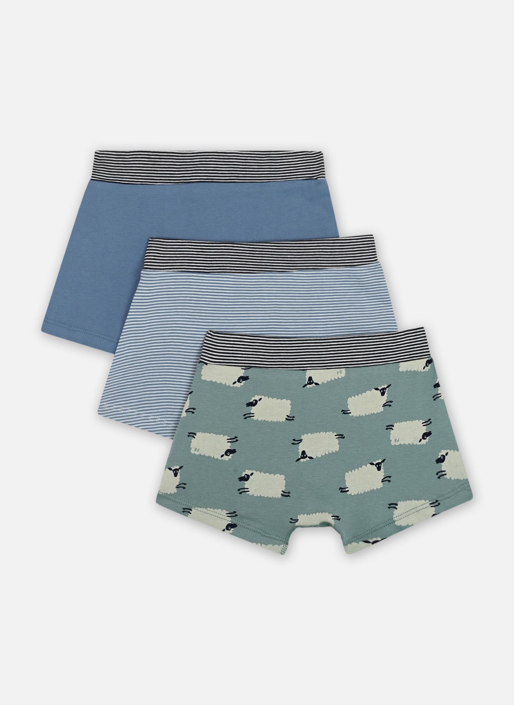 Lots sous-vêtements 3 Boxers A0BMO00 garçon multicolore Petit Bateau Lots sous-vêtements 3 Boxers A0BMO00 garçon multicolore Variante 1