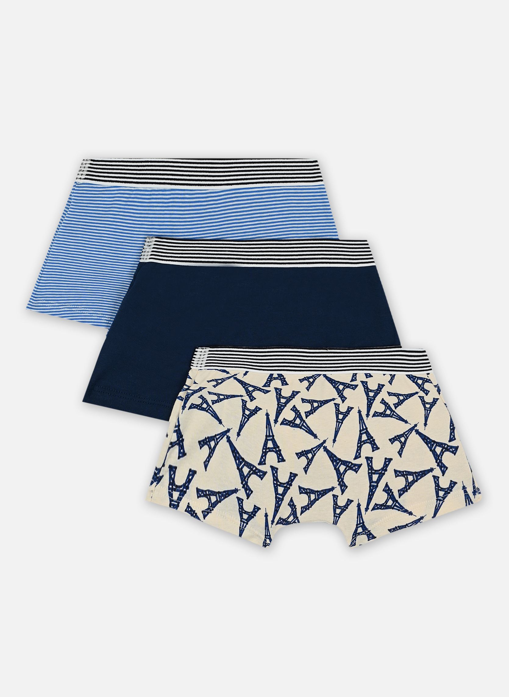 Unterwäsche-Sets 3 Boxers A0BYE00 jungen mehrfarbig Petit Bateau Unterwäsche-Sets 3 Boxers A0BYE00 jungen mehrfarbig Variante 1