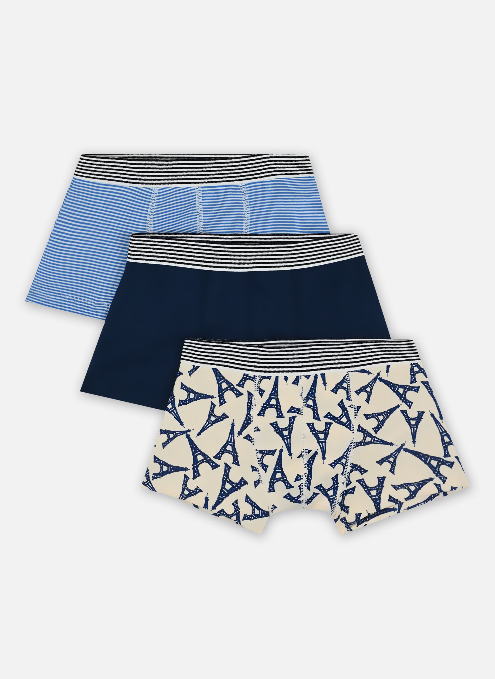 Boxers Petit Bateau LOT BOXER X3 - vue 2