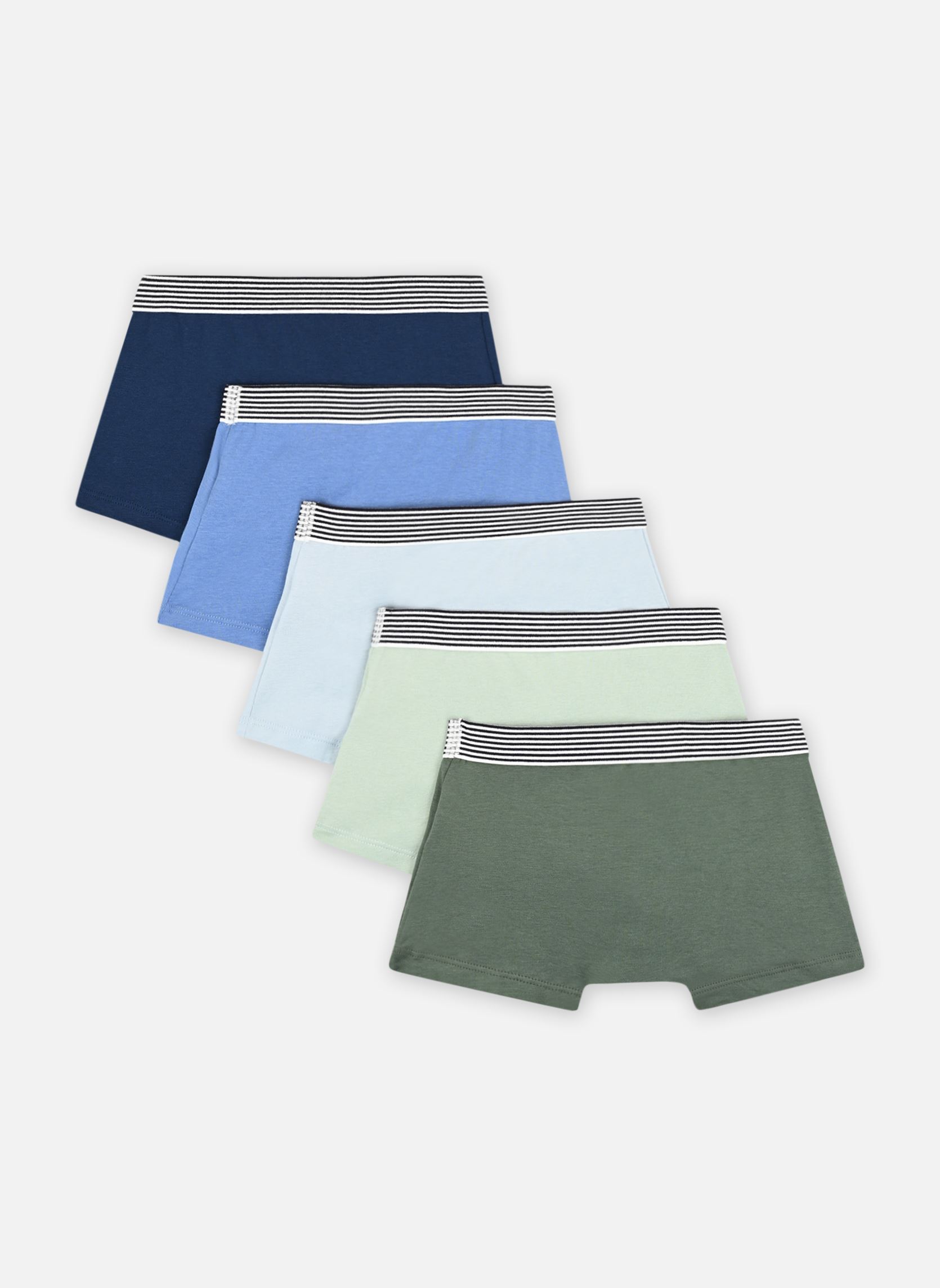 Unterwäsche-Sets 5 Boxers A0BH100 jungen mehrfarbig Petit Bateau Unterwäsche-Sets 5 Boxers A0BH100 jungen mehrfarbig VARIANTE 1