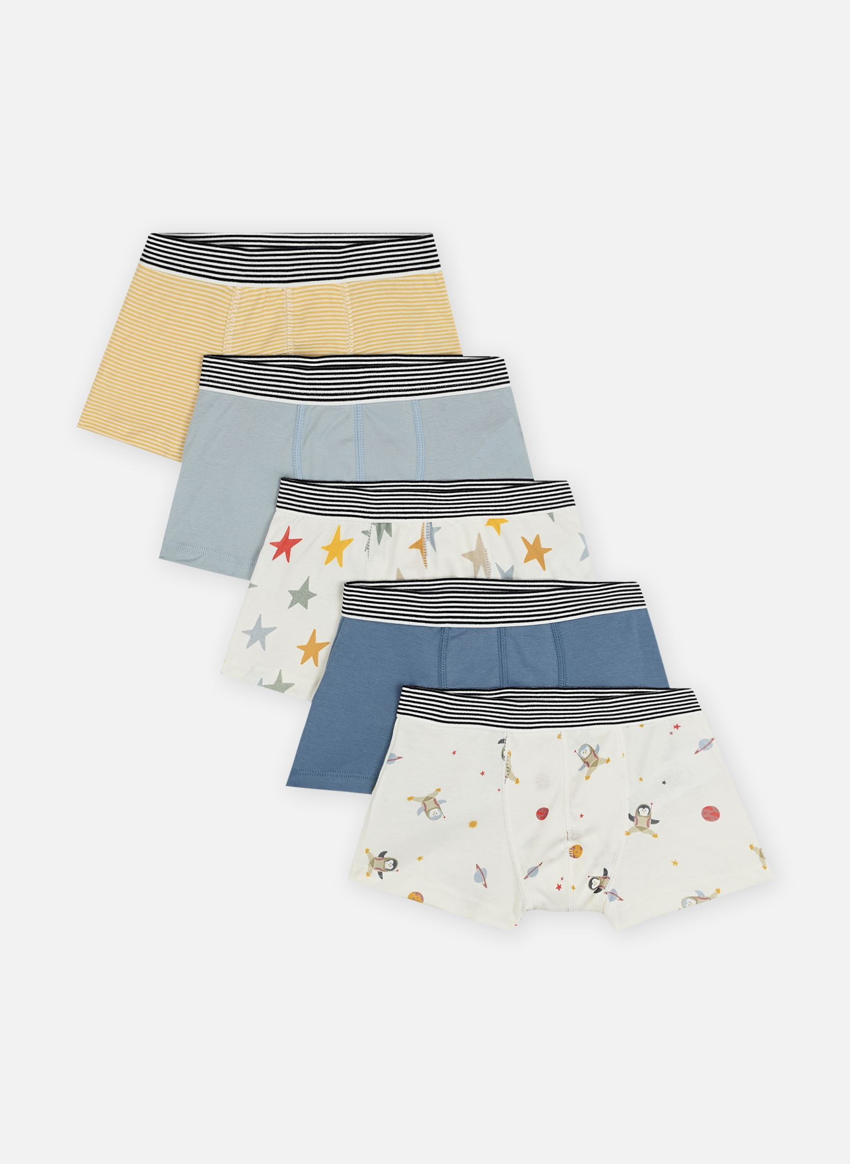 Vêtements Petit Bateau 5 Boxers A0BH600 pour Accessoires