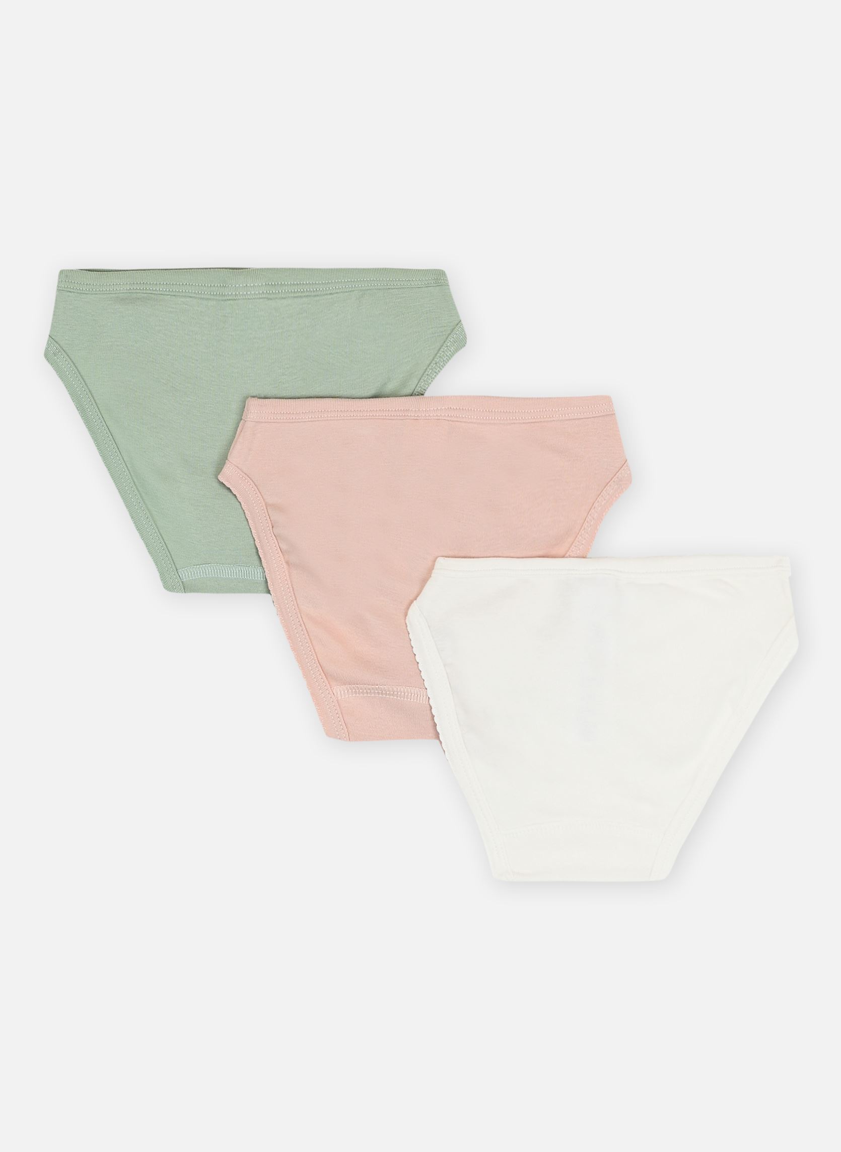 Lots sous-vêtements 3 Culottes A0BQR00 fille multicolore Petit Bateau Lots sous-vêtements 3 Culottes A0BQR00 fille multicolore VARIANTE 1