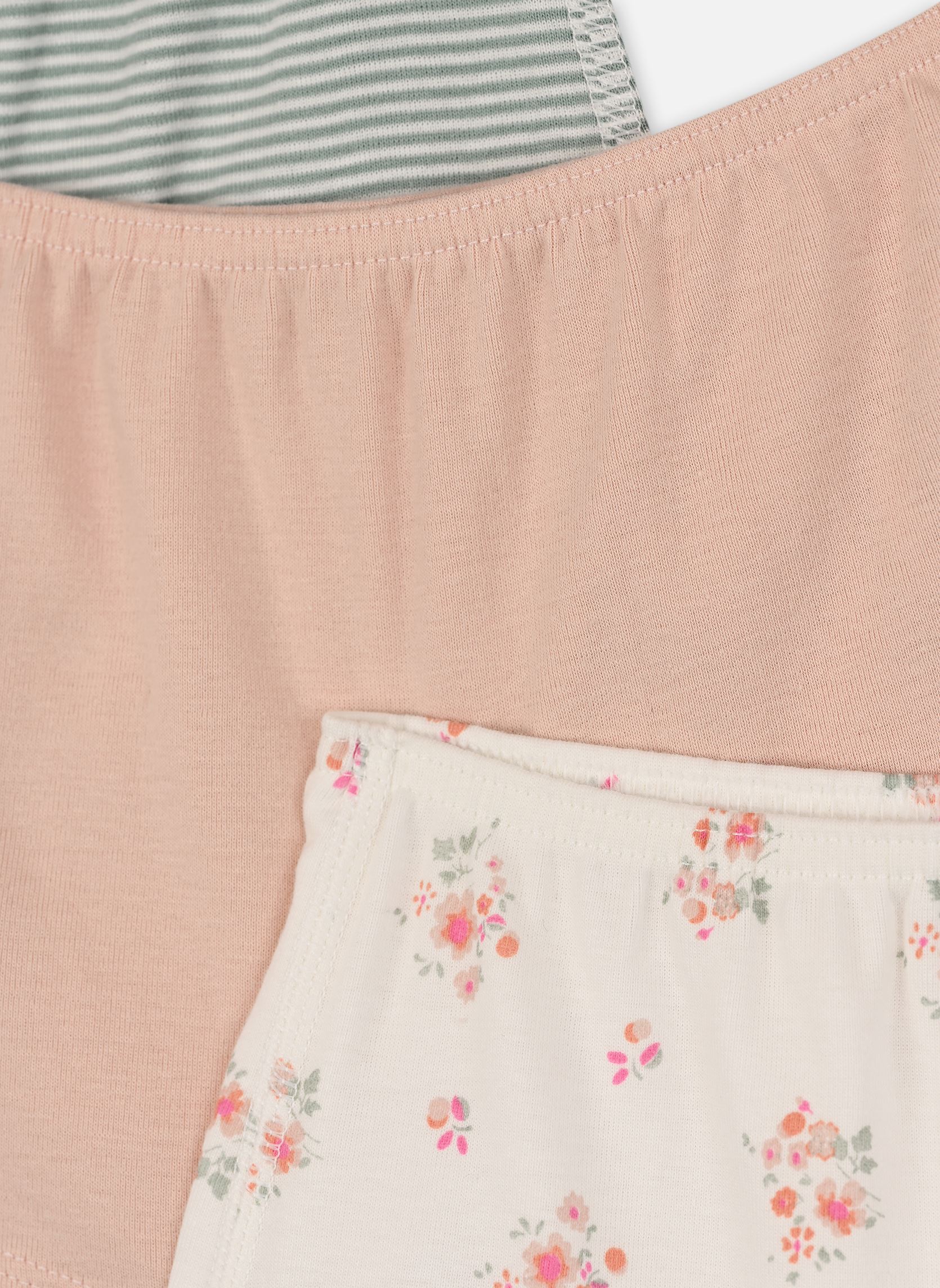 Culottes 3 Shorties A0BN200 fille multicolore Petit Bateau Culottes 3 Shorties A0BN200 fille multicolore VARIANTE 1