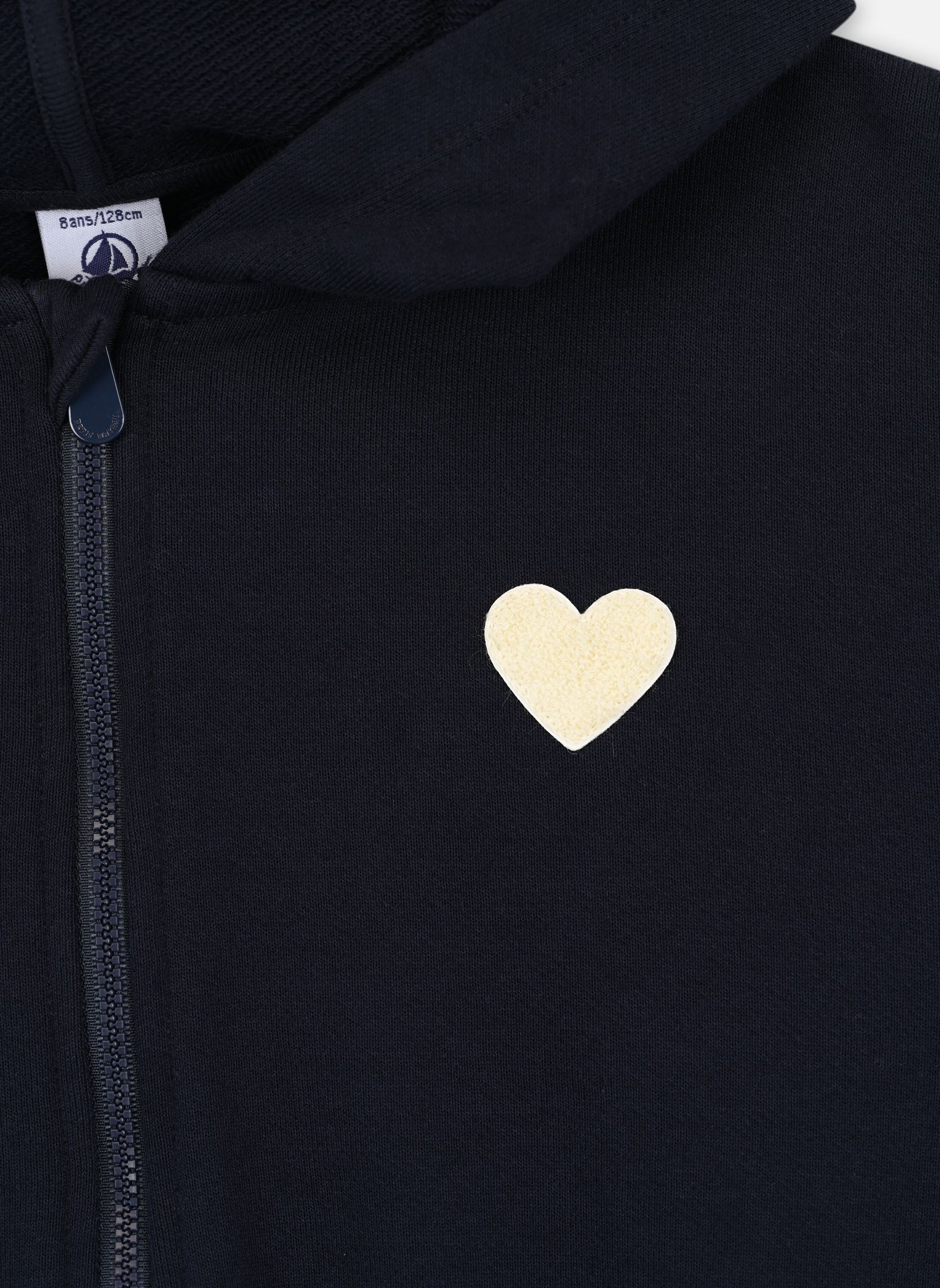 Sweats zippés Thelma fille bleu Petit Bateau Sweats zippés Thelma fille bleu SMOKING