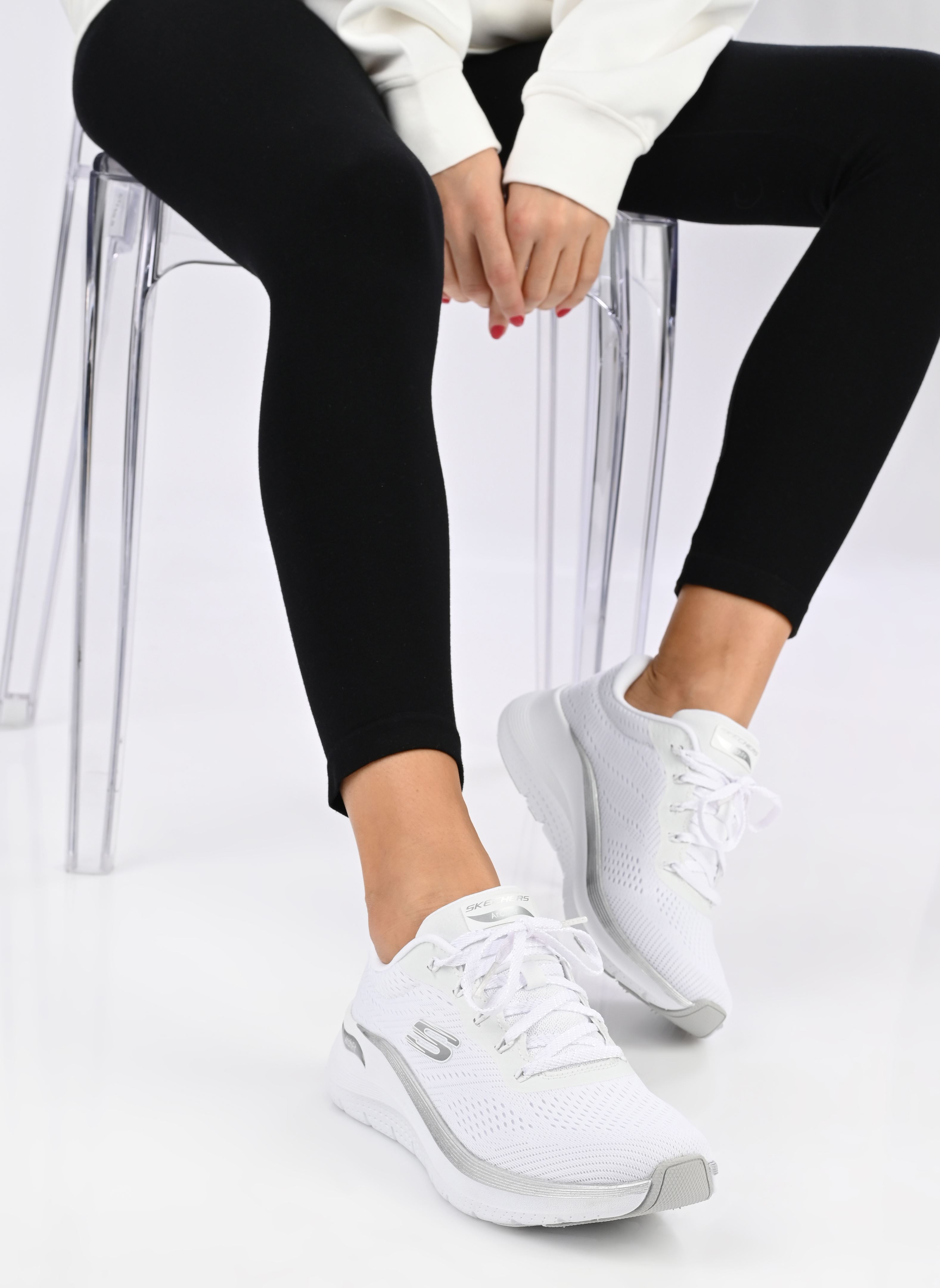 Sneaker ARCH FIT 2.0-GLOW TH damen weiß Skechers Sneaker ARCH FIT 2.0-GLOW TH damen weiß WSL