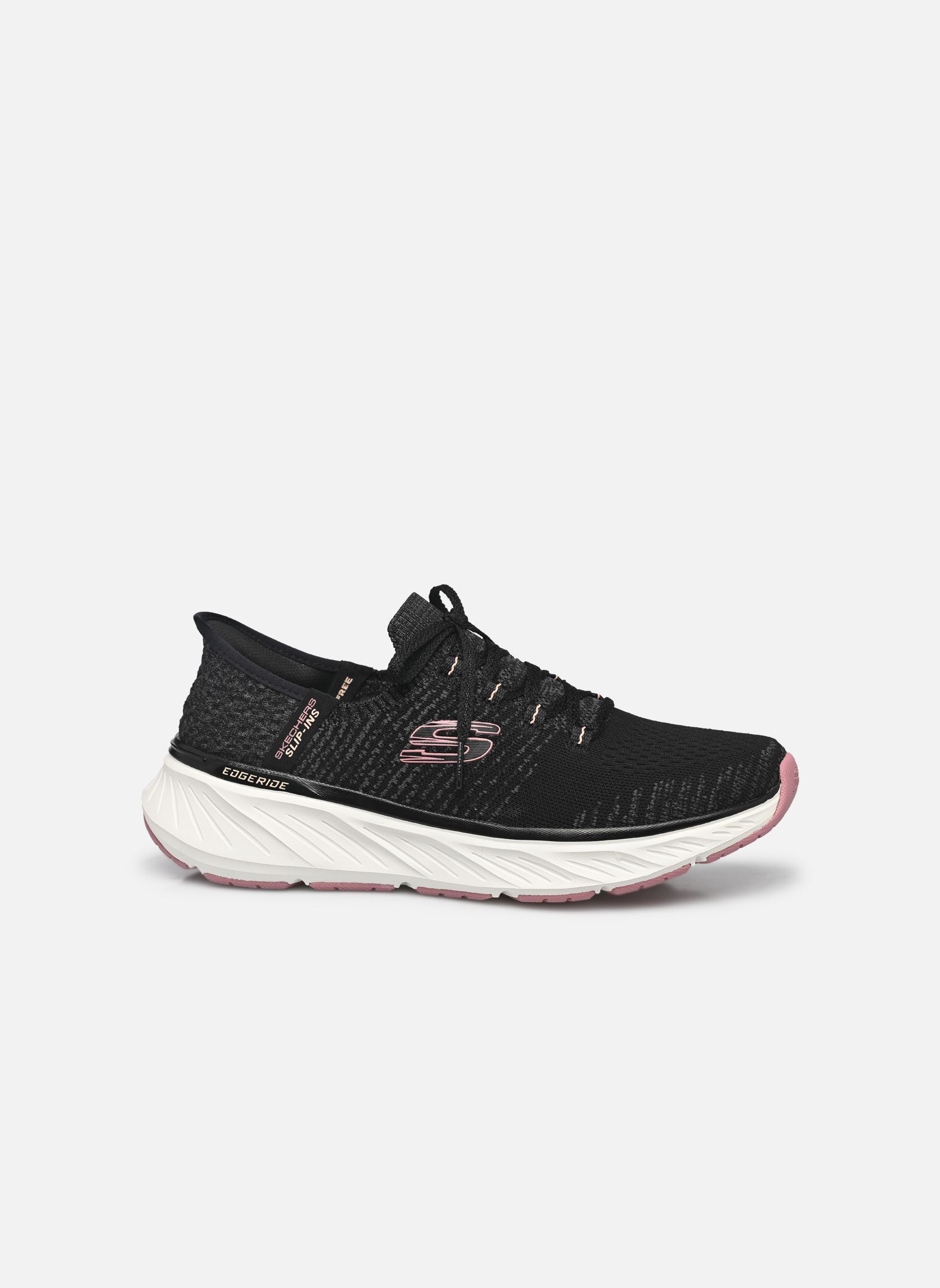Baskets basses SLIP INS -EDGERIDE femme noir Skechers Baskets basses SLIP INS -EDGERIDE femme noir BKPK