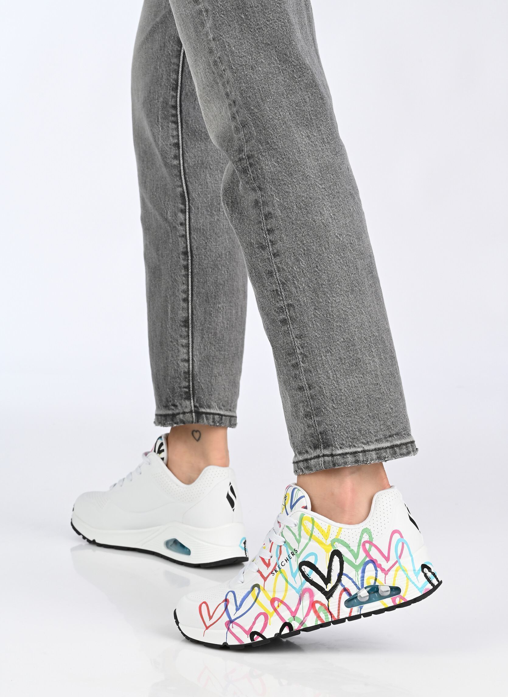 Baskets UNO-SPREAD THE LOVE femme multicolore Skechers Baskets UNO-SPREAD THE LOVE femme multicolore WMLT