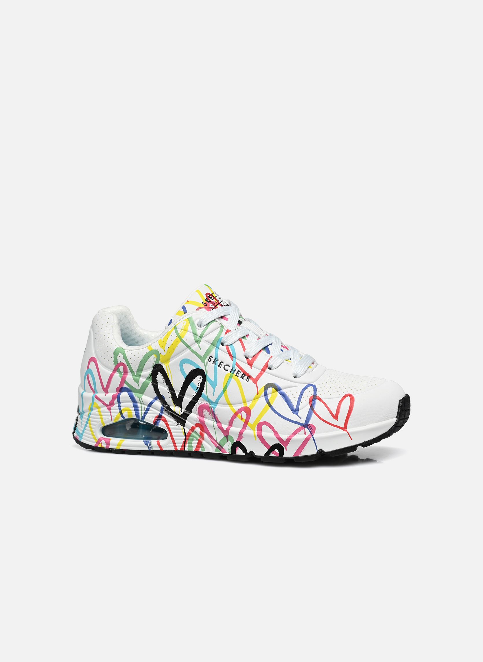 Baskets UNO-SPREAD THE LOVE femme multicolore Skechers Baskets UNO-SPREAD THE LOVE femme multicolore WMLT