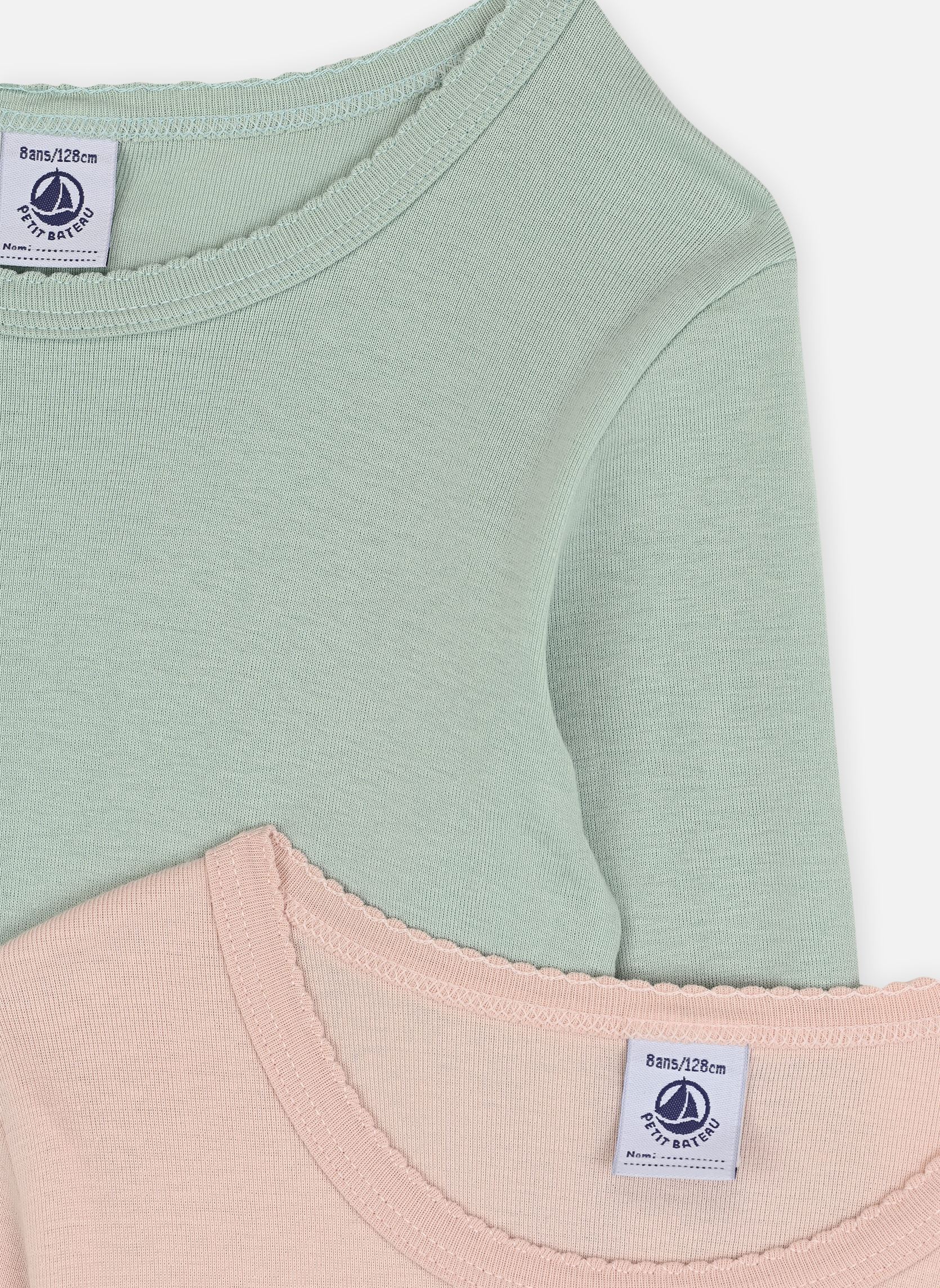 Tee-shirts manches longues 3 Tee Shirts ML A0BOB00 fille multicolore Petit Bateau Tee-shirts manches longues 3 Tee Shirts ML A0BOB00 fille multicolore VARIANTE 1