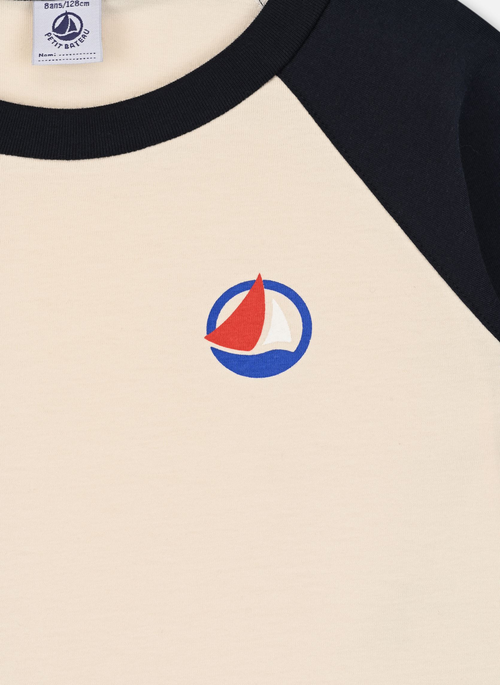 Tee-shirts manches longues Tarko garçon blanc Petit Bateau Tee-shirts manches longues Tarko garçon blanc AVALANCHE/SMOKING
