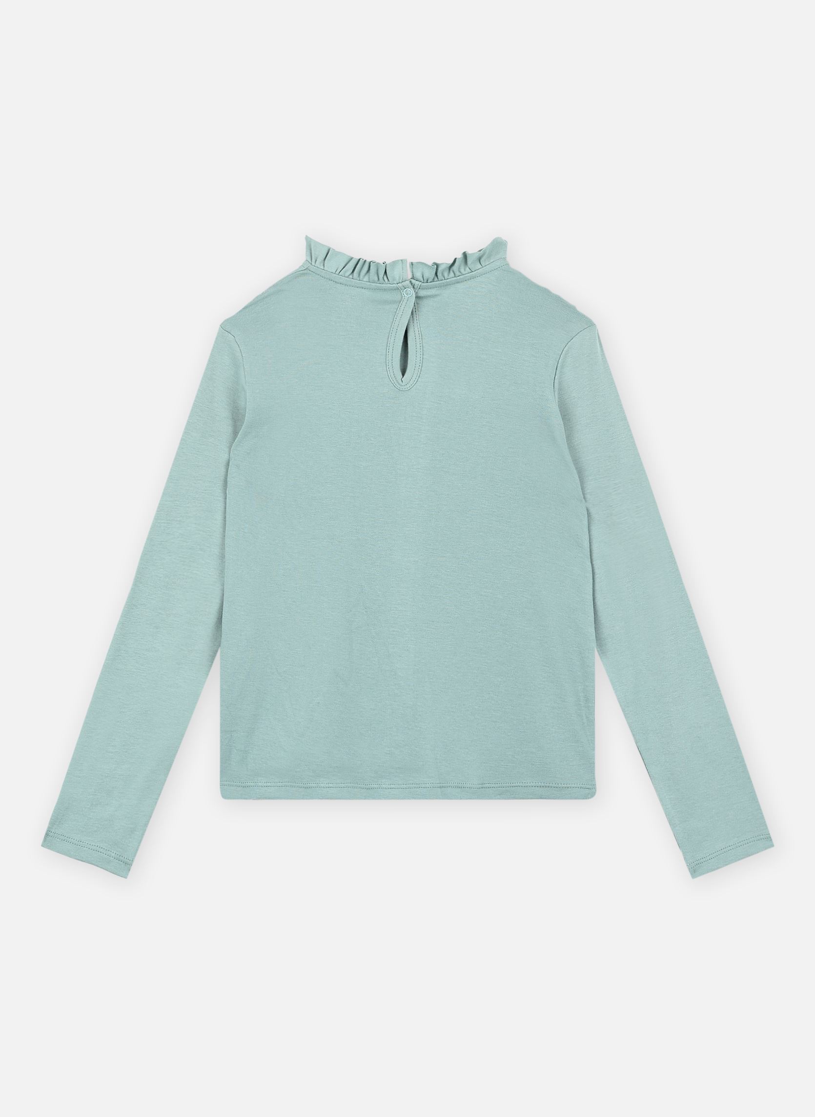 Tee-shirts manches longues Telty fille vert Petit Bateau Tee-shirts manches longues Telty fille vert Paul