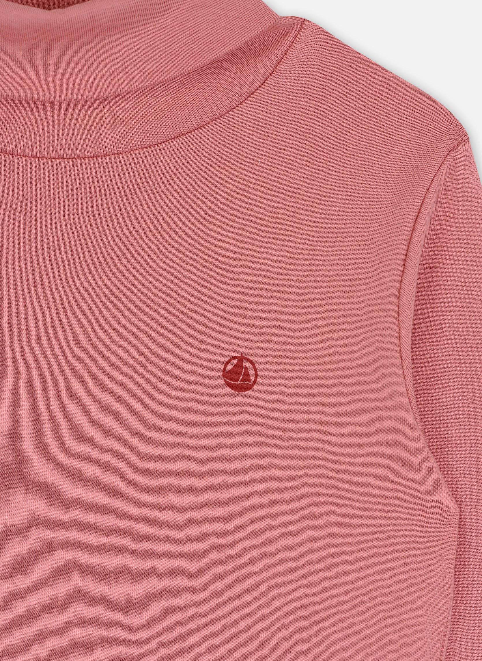 Tee-shirts manches longues Toi fille rose Petit Bateau Tee-shirts manches longues Toi fille rose rosewood