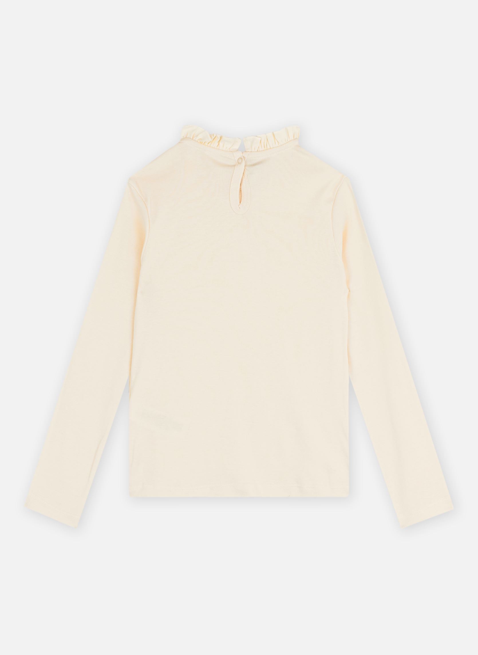 Tee-shirts manches longues Toise fille blanc Petit Bateau Tee-shirts manches longues Toise fille blanc Avalanche