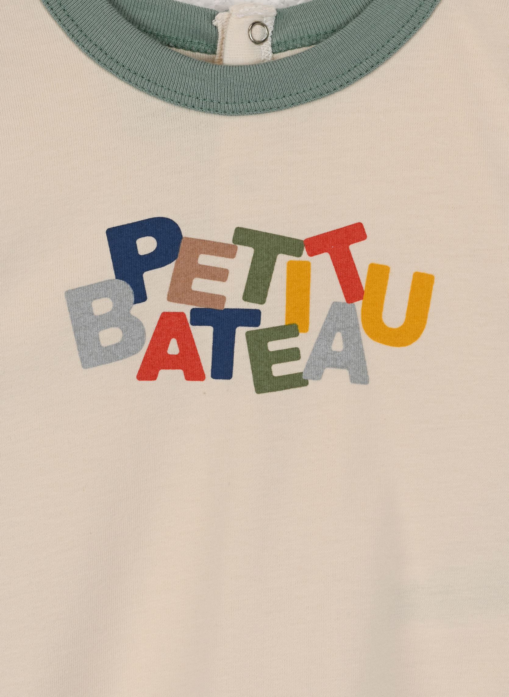 Camisetas de manga larga Trajet niño azul Petit Bateau Camisetas de manga larga Trajet niño azul Avalanche/Beach