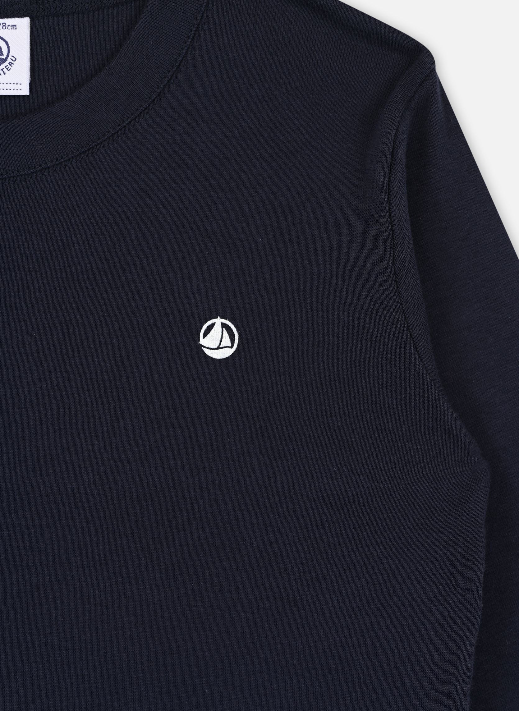 Tee-shirts manches longues Tee-Shirt Manches Longues En Côte Enfant garçon bleu Petit Bateau Tee-shirts manches longues Tee-Shirt Manches Longues En Côte Enfant garçon bleu SMOKING