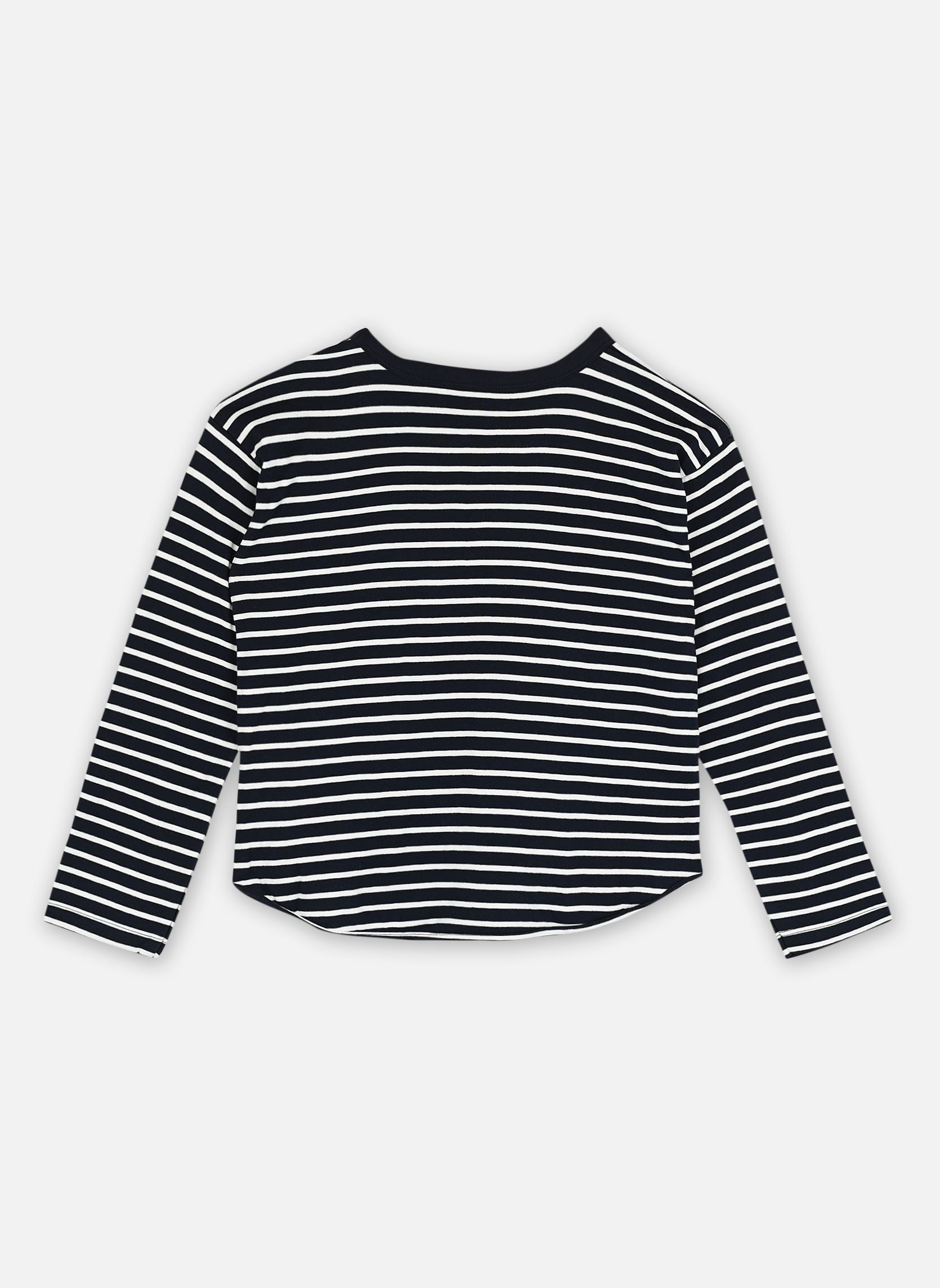 Tee-shirts manches longues Tropique garçon bleu Petit Bateau Tee-shirts manches longues Tropique garçon bleu SMOKING/MARSHMALLOW