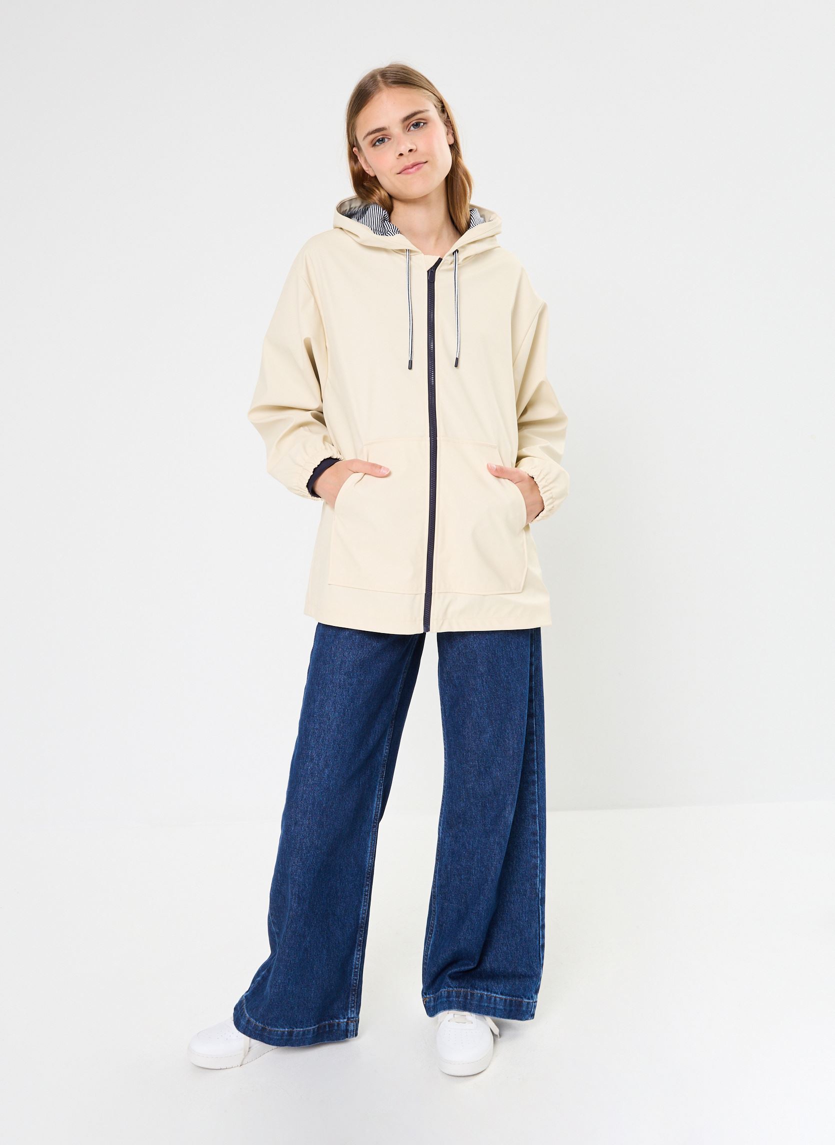 Regenjassen Ciré Court Femme dames wit Petit Bateau Regenjassen Ciré Court Femme dames wit Avalanche