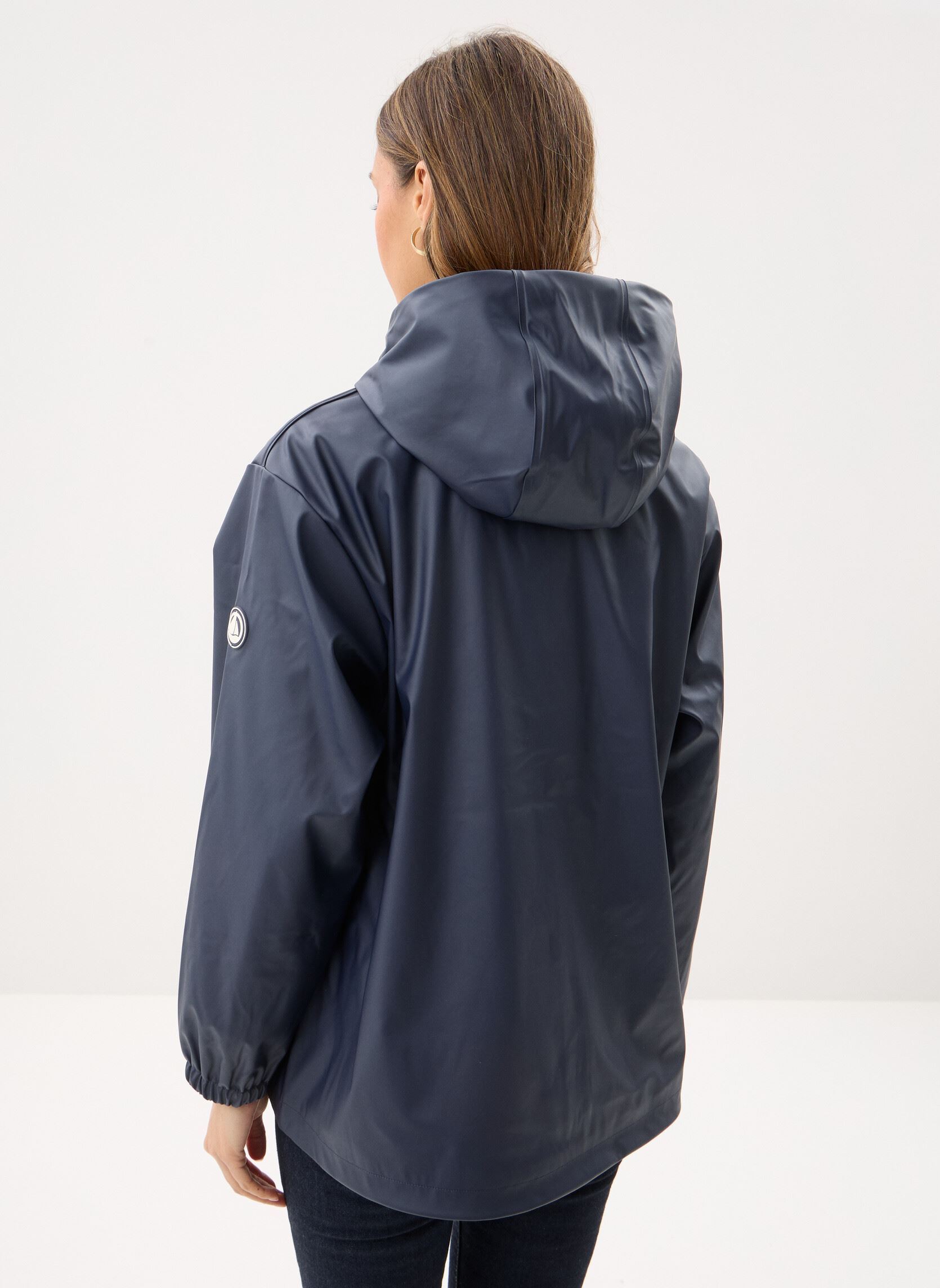 Regenjassen Ciré Court Femme dames blauw Petit Bateau Regenjassen Ciré Court Femme dames blauw Smoking