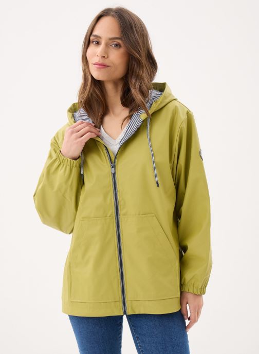 Petit Bateau Vestes imperméable Ciré Court Femme femme vert