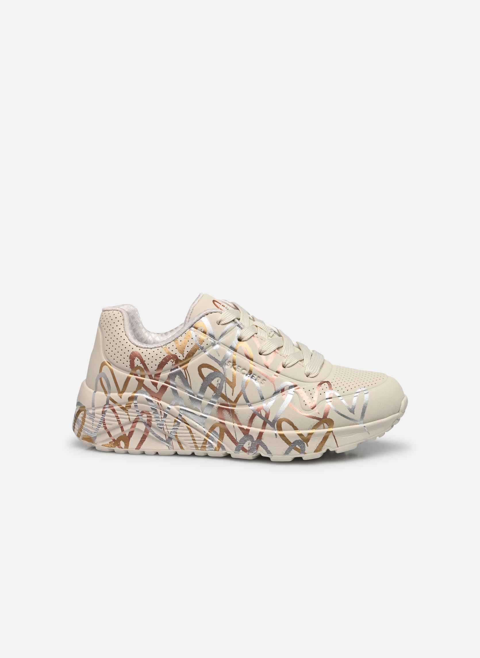 Baskets UNO LITE - METALLIC fille beige Skechers Baskets UNO LITE - METALLIC fille beige NTMT