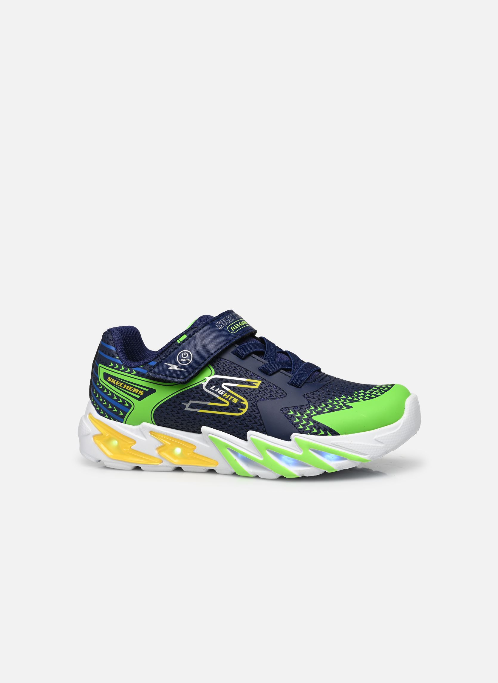 Baskets FLEX-GLOW BOLT garçon bleu Skechers Baskets FLEX-GLOW BOLT garçon bleu NVMT