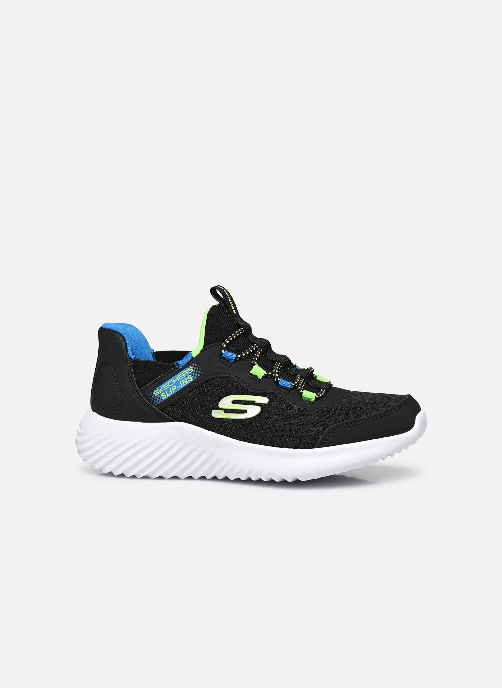 Baskets SLIP-INS Bounder - Brisk-Burst garçon noir Skechers Baskets SLIP-INS Bounder - Brisk-Burst garçon noir BBLM
