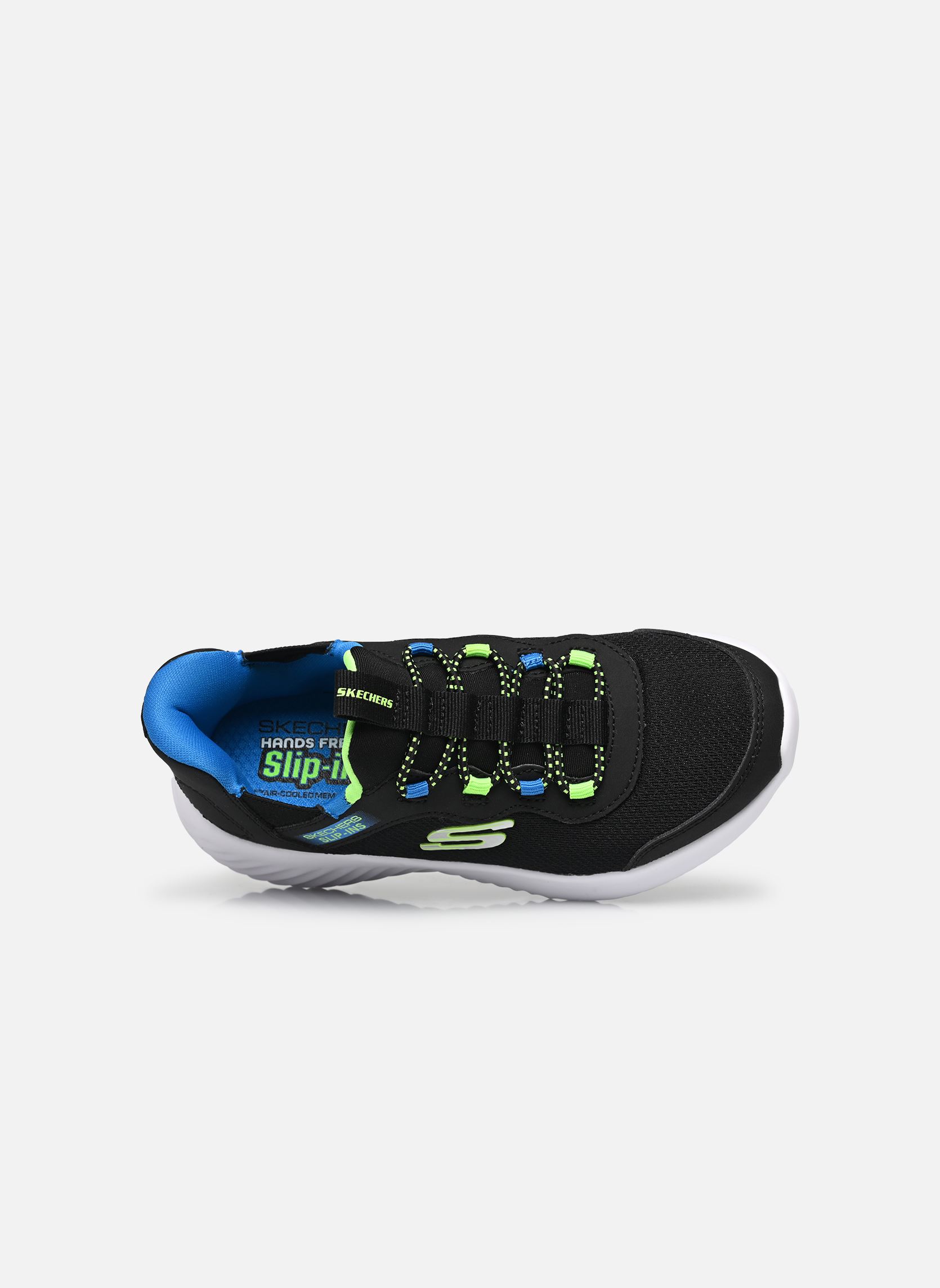 Baskets SLIP-INS Bounder - Brisk-Burst garçon noir Skechers Baskets SLIP-INS Bounder - Brisk-Burst garçon noir BBLM
