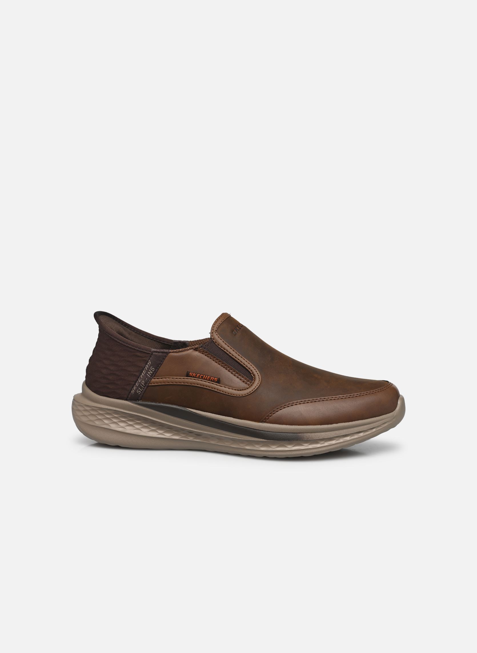 Baskets SLIP-INS - SLADE - COOPER homme marron Skechers Baskets SLIP-INS - SLADE - COOPER homme marron CDB