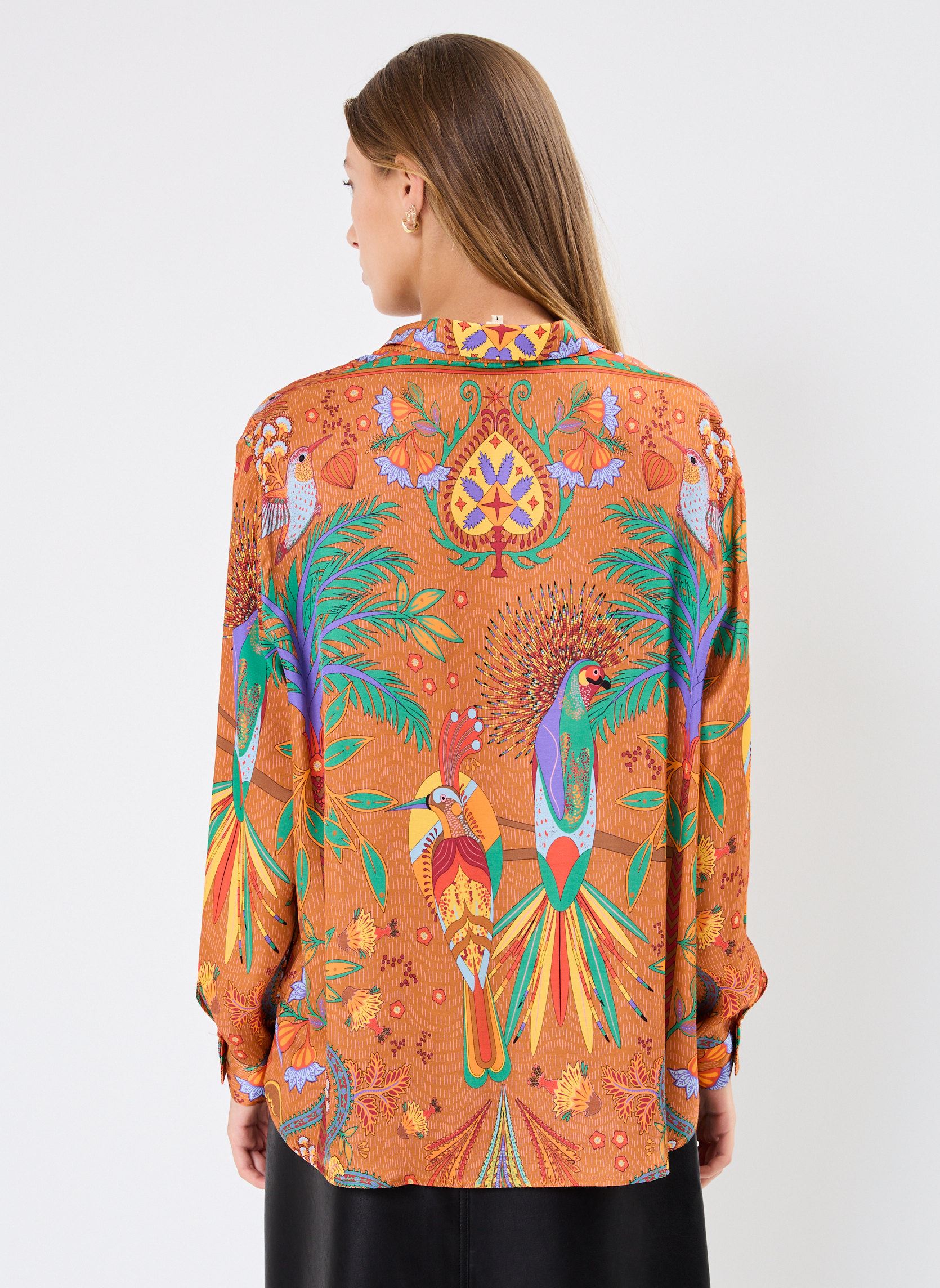 Camicie a maniche lunghe Bonaventure Magic India donna arancione Wild Camicie a maniche lunghe Bonaventure Magic India donna arancione Terracotta