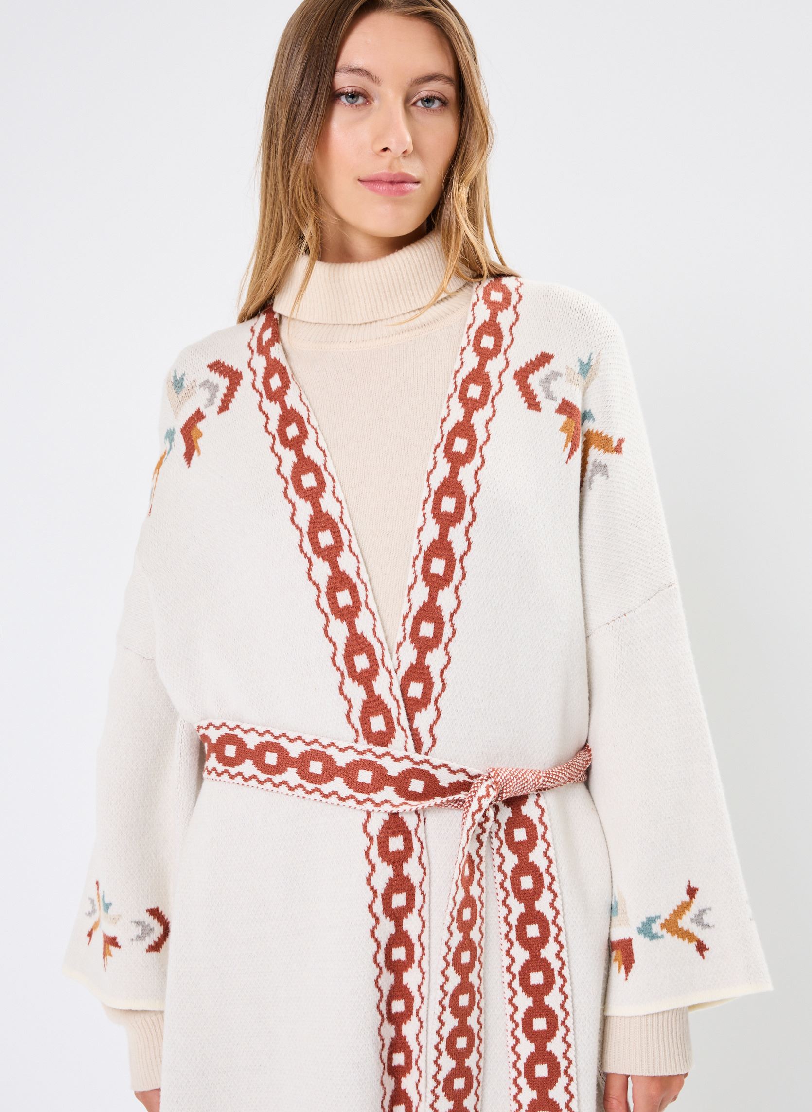 Strickjacken und Westen Deva damen weiß Wild Strickjacken und Westen Deva damen weiß Ecru