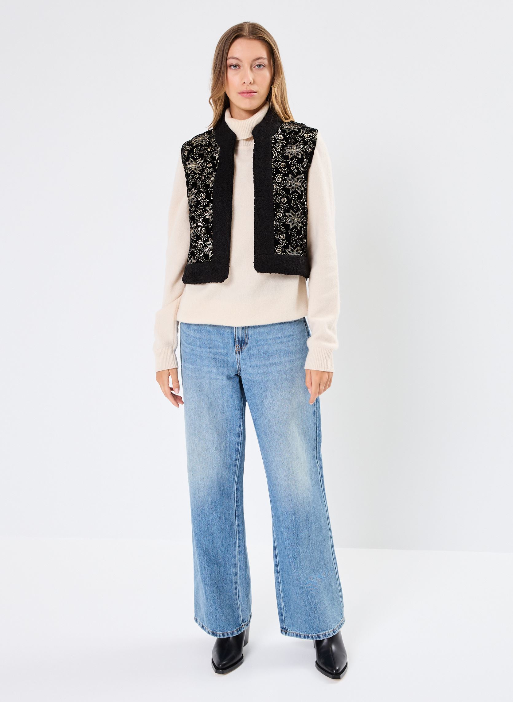 Vesten Heather dames zwart Wild Vesten Heather dames zwart Noir