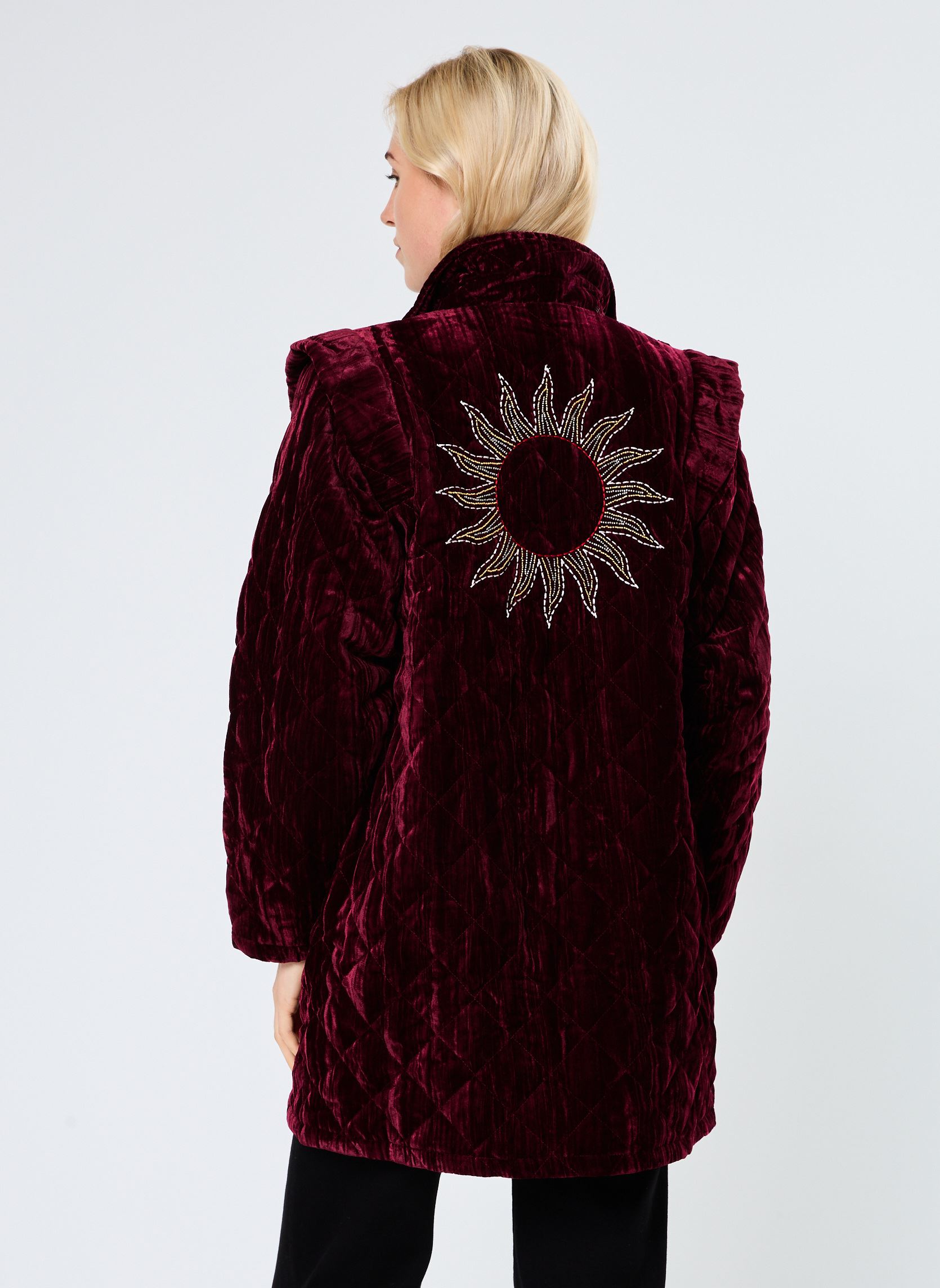 Mäntel Coumba damen bordeaux Wild Mäntel Coumba damen bordeaux Bordeaux
