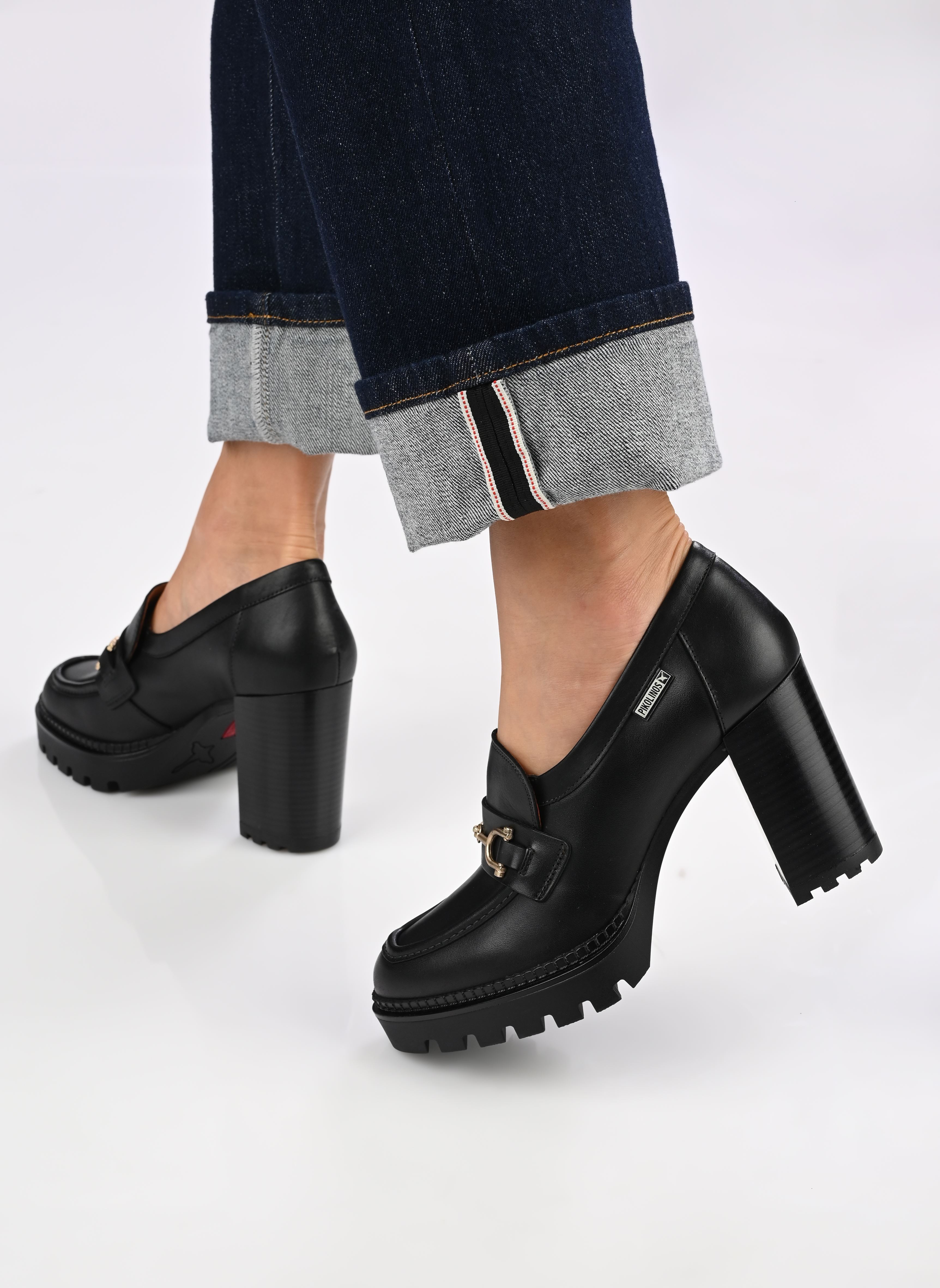 Mocassins Cervera W1J-3887 dames zwart Pikolinos Mocassins Cervera W1J-3887 dames zwart BLACK