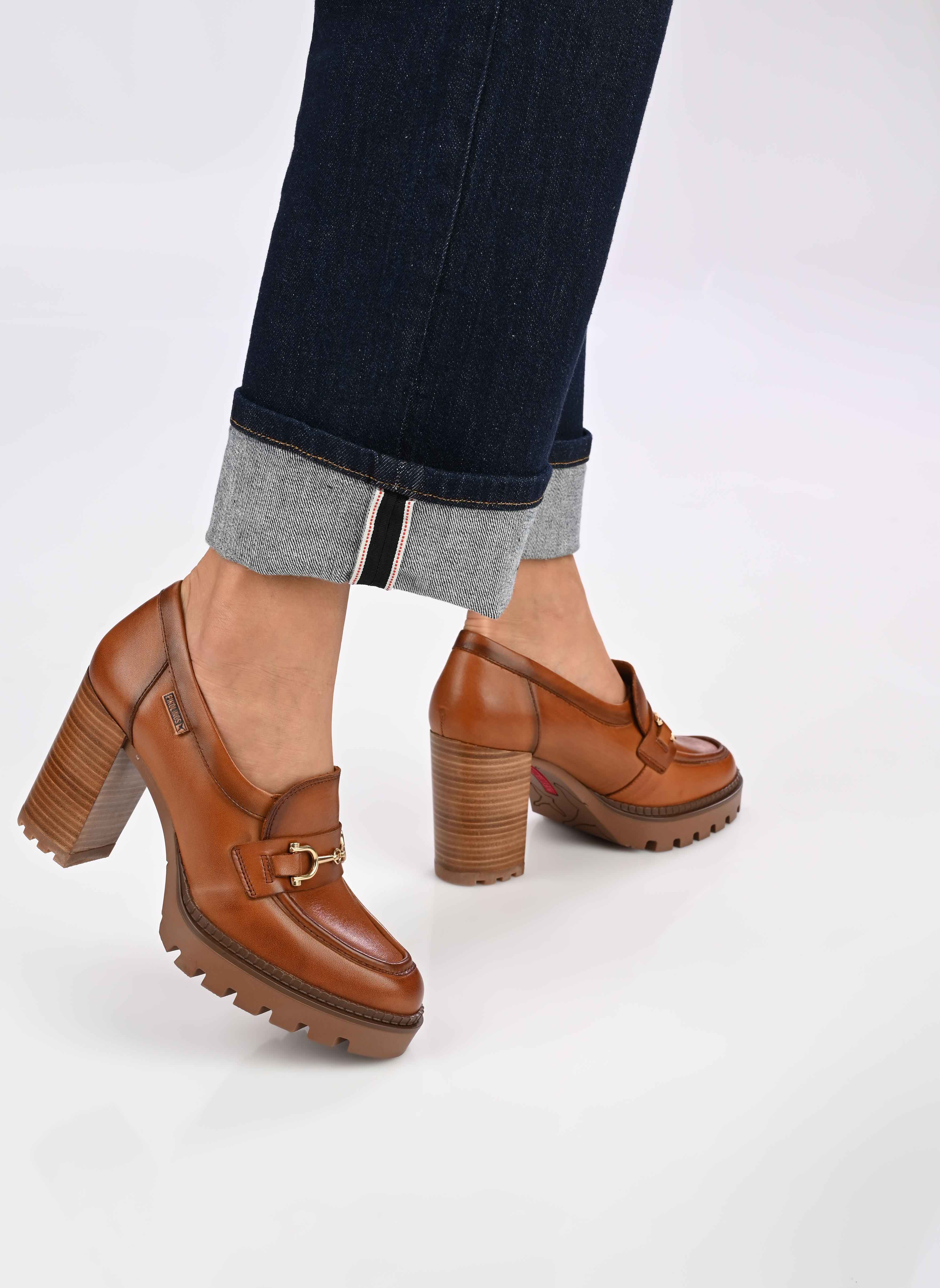 Mocassins Cervera W1J-3887 dames bruin Pikolinos Mocassins Cervera W1J-3887 dames bruin BRANDY