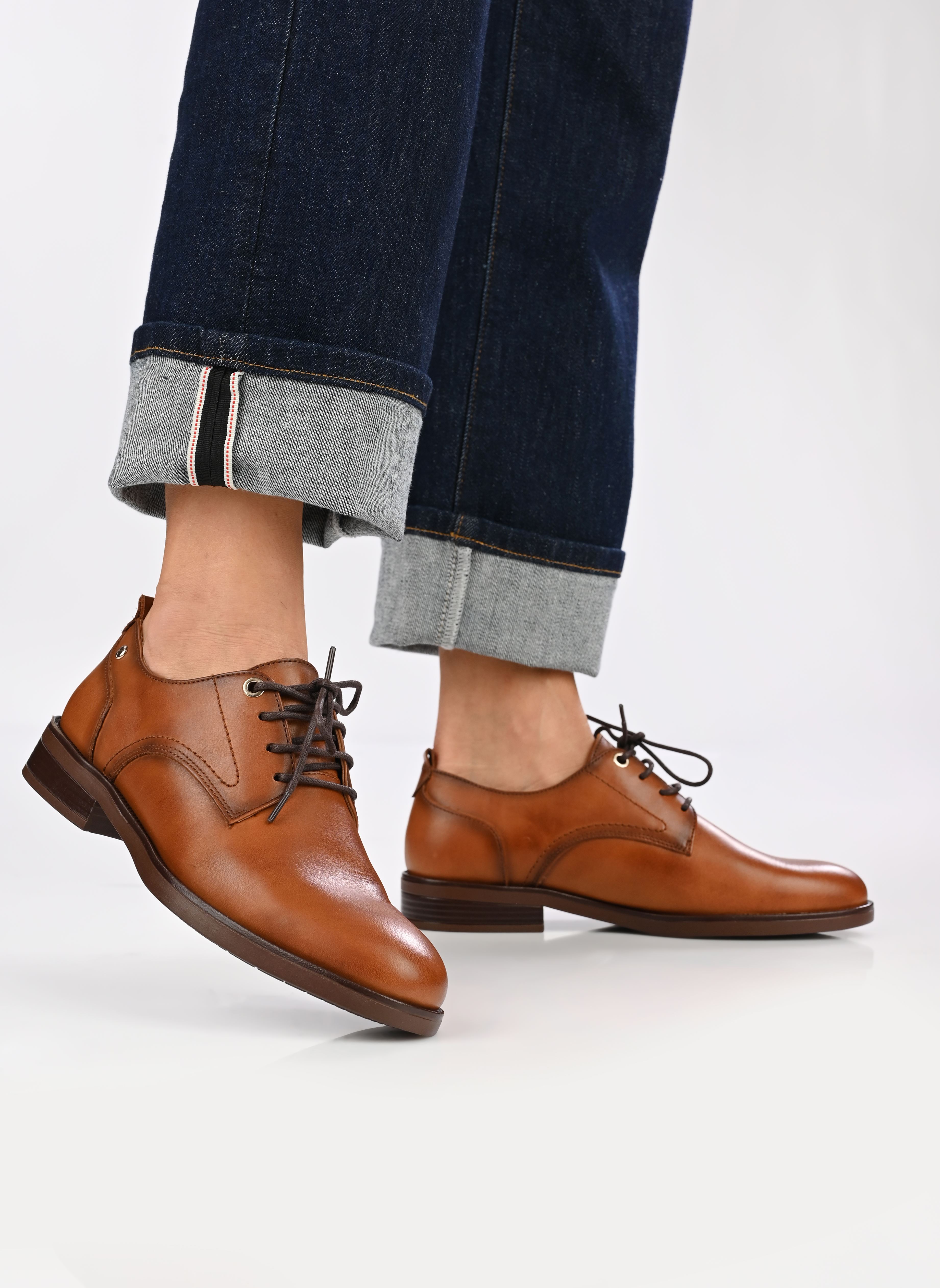 Derbies Puertollano W3C-4867 donna marrone Pikolinos Derbies Puertollano W3C-4867 donna marrone BRANDY