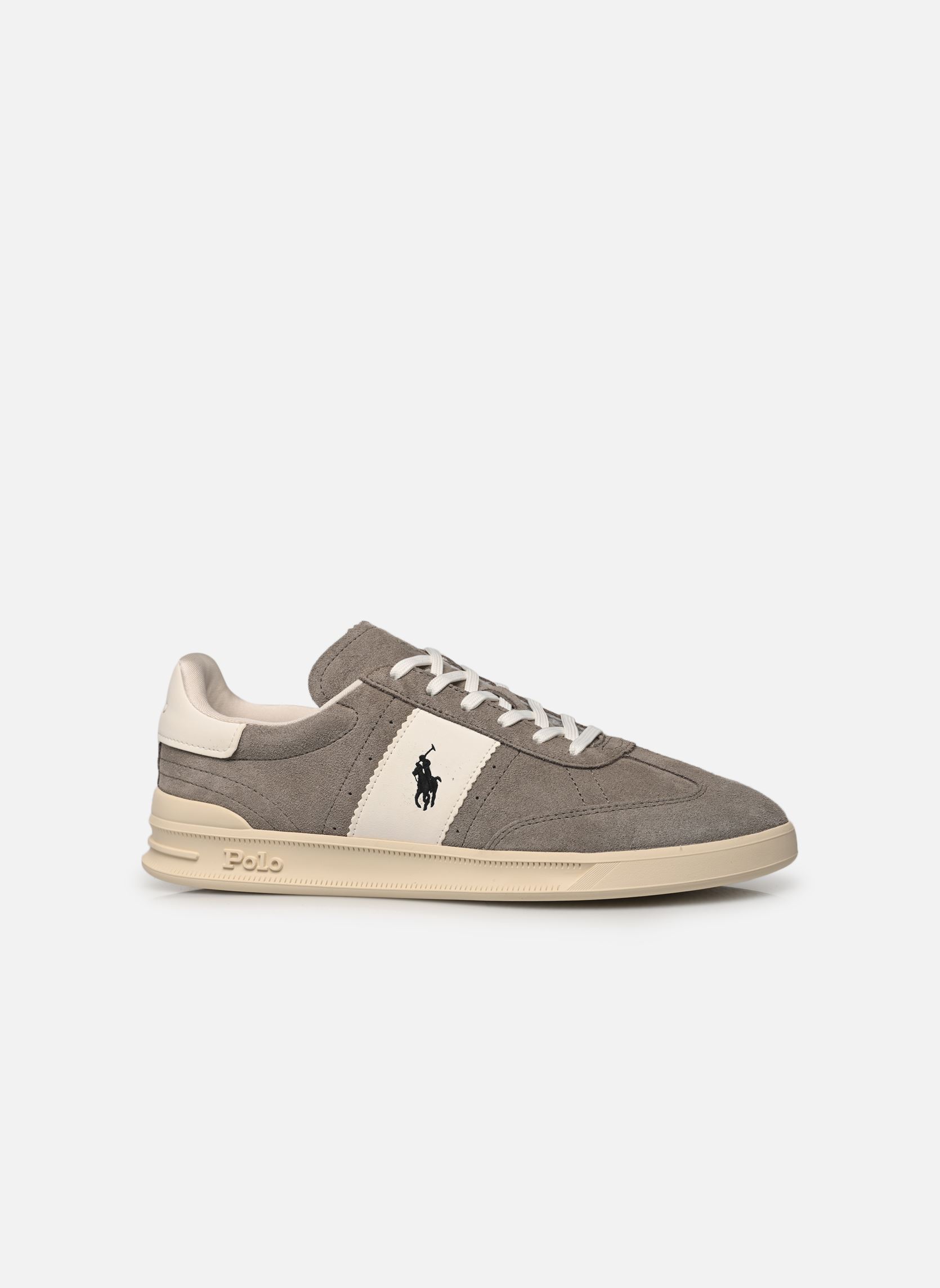 Polo Ralph Lauren Baskets HRT AERA PP-SNEAKERS-LOW TOP LACE homme gris ...