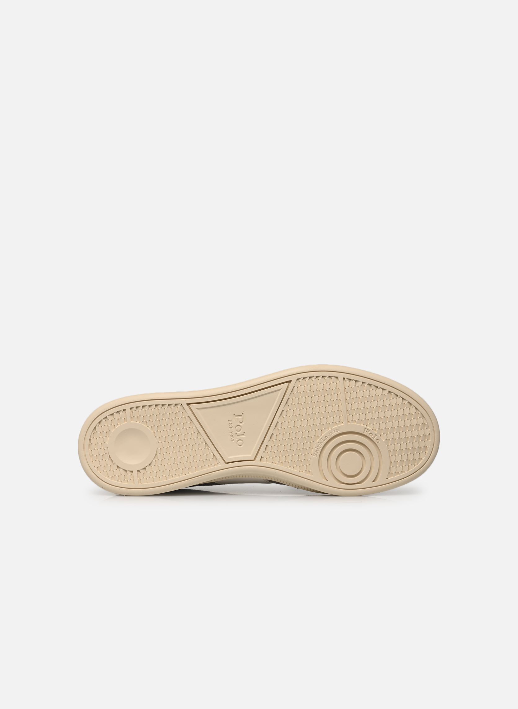 Baskets HRT AERA PP-SNEAKERS-LOW TOP LACE homme gris Polo Ralph Lauren Baskets HRT AERA PP-SNEAKERS-LOW TOP LACE homme gris EARTH GREY/DECKWASH WHITE