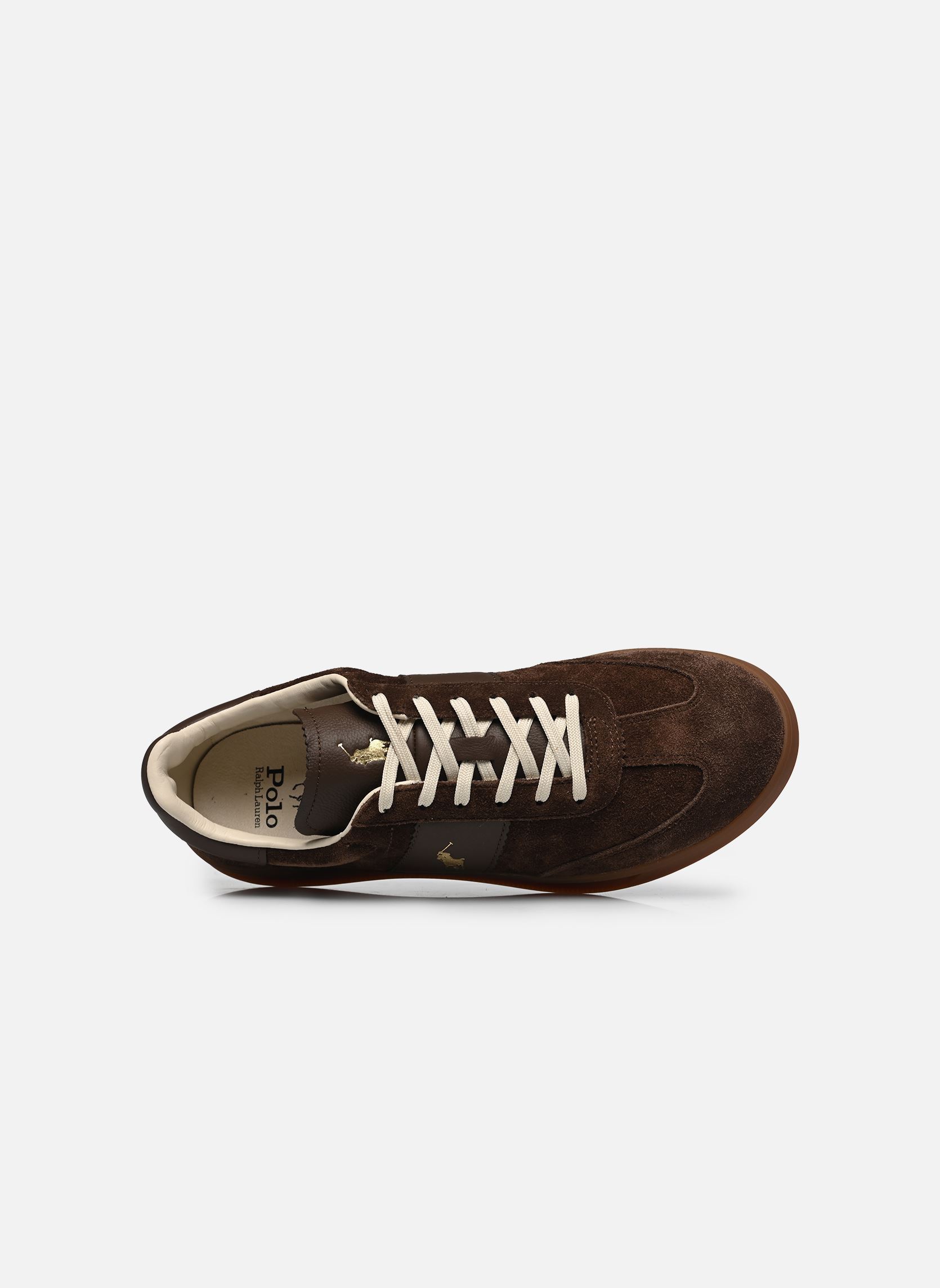 Sneakers HRT AERA PP-SNEAKERS-LOW TOP LACE heren bruin Polo Ralph Lauren Sneakers HRT AERA PP-SNEAKERS-LOW TOP LACE heren bruin Chocolate Brown