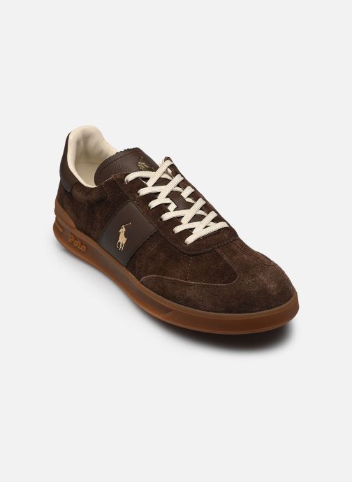 Polo Ralph Lauren Baskets HRT AERA PP-SNEAKERS-LOW TOP LACE homme marron