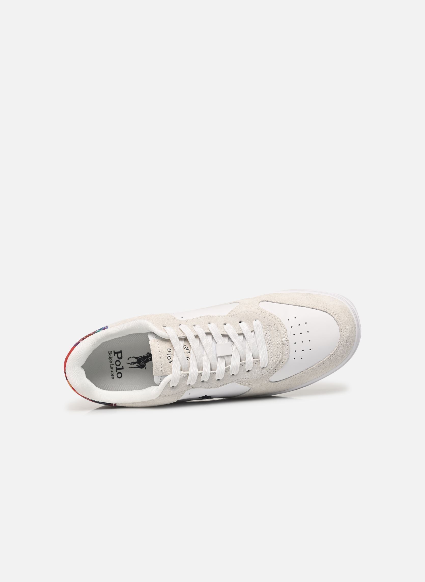 Baskets MASTERS CRT-SNEAKERS-LOW TOP LACE homme blanc Polo Ralph Lauren Baskets MASTERS CRT-SNEAKERS-LOW TOP LACE homme blanc BIANCO/WHITE/MADRAS