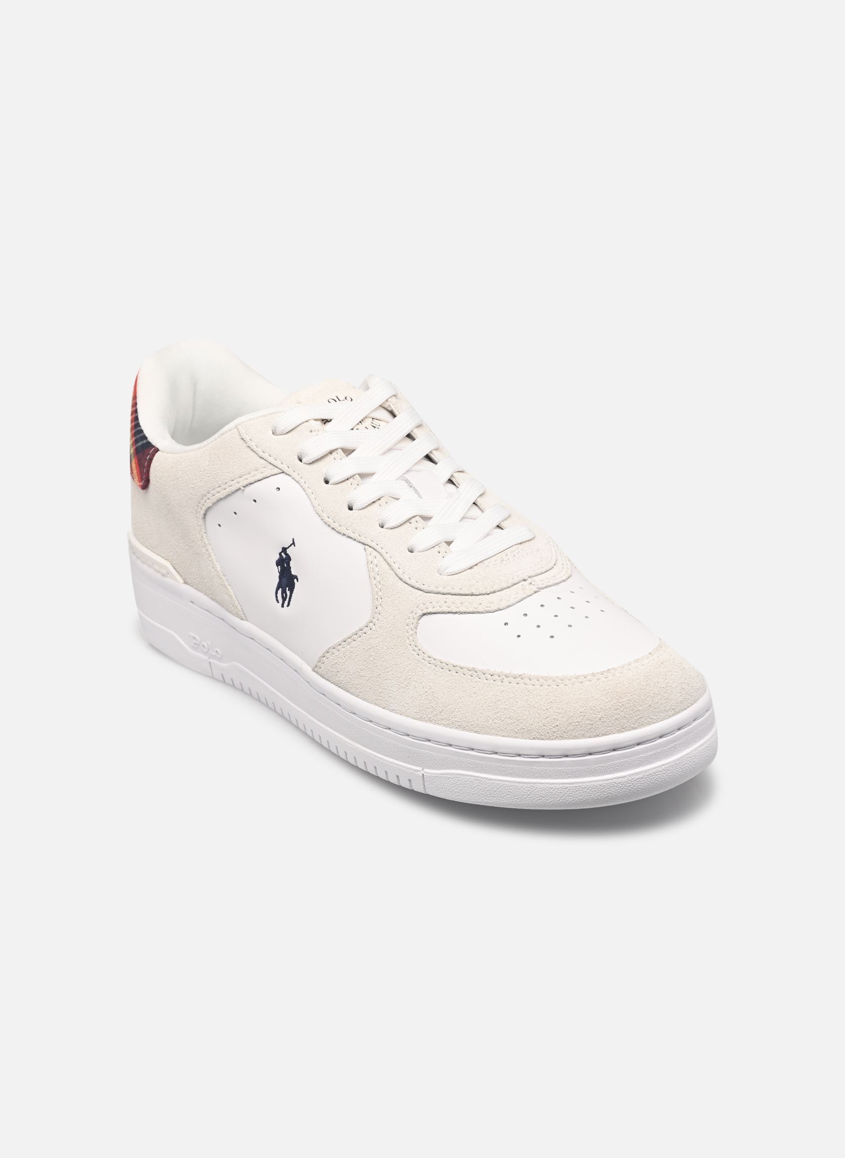 Baskets MASTERS CRT-SNEAKERS-LOW TOP LACE homme blanc Polo Ralph Lauren Baskets MASTERS CRT-SNEAKERS-LOW TOP LACE homme blanc BIANCO/WHITE/MADRAS